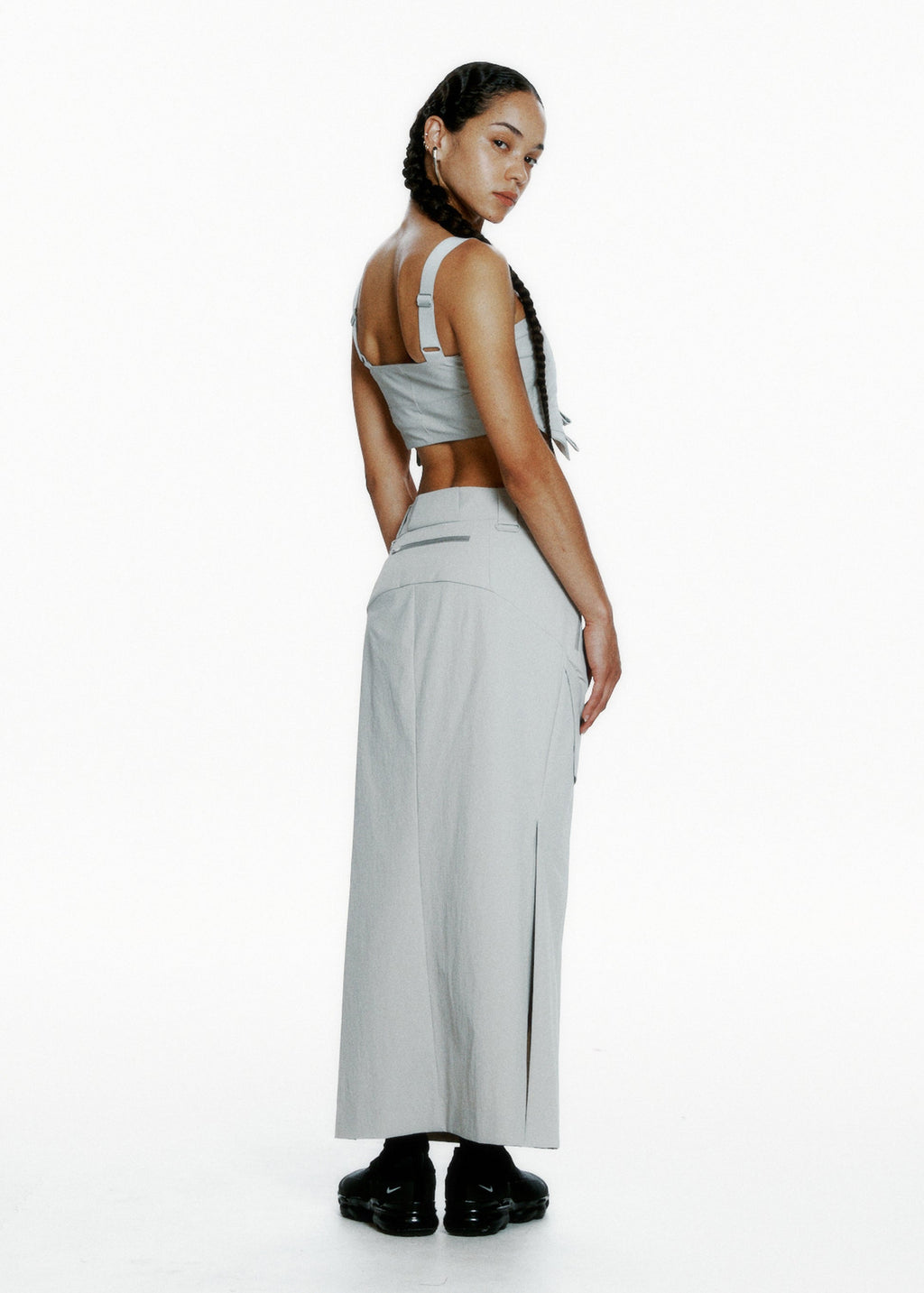 Hyein Seo - Cargo Skirt (Fog Grey) product image 3 | TRAB K-Fashion Australia