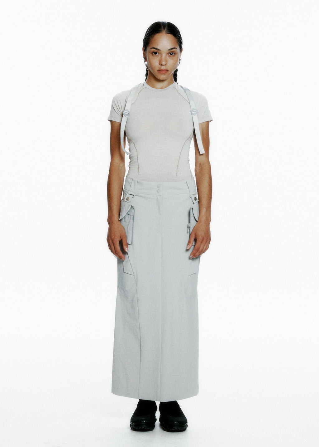 Hyein Seo - Cargo Skirt (Fog Grey) product image 4 | TRAB K-Fashion Australia