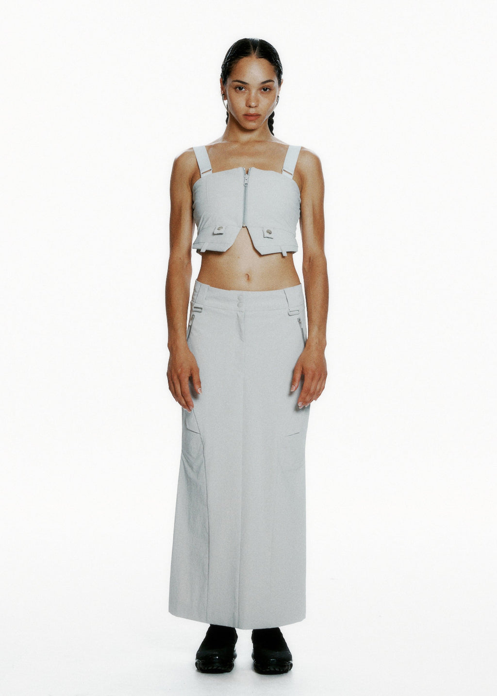 Hyein Seo - Cargo Skirt (Fog Grey) product image 2 | TRAB K-Fashion Australia