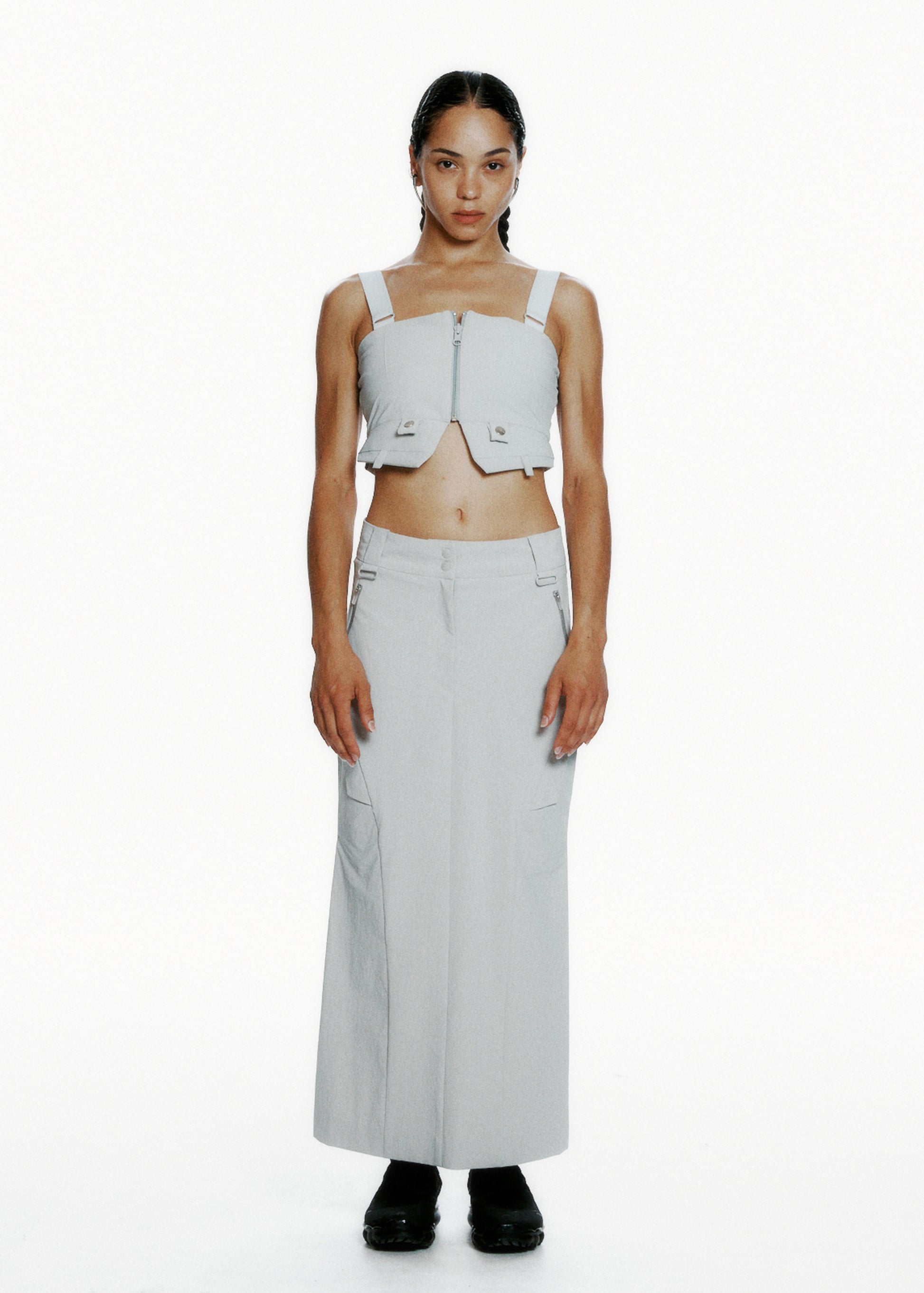 Hyein Seo - Cargo Skirt (Fog Grey) product image 2 | TRAB K-Fashion Australia