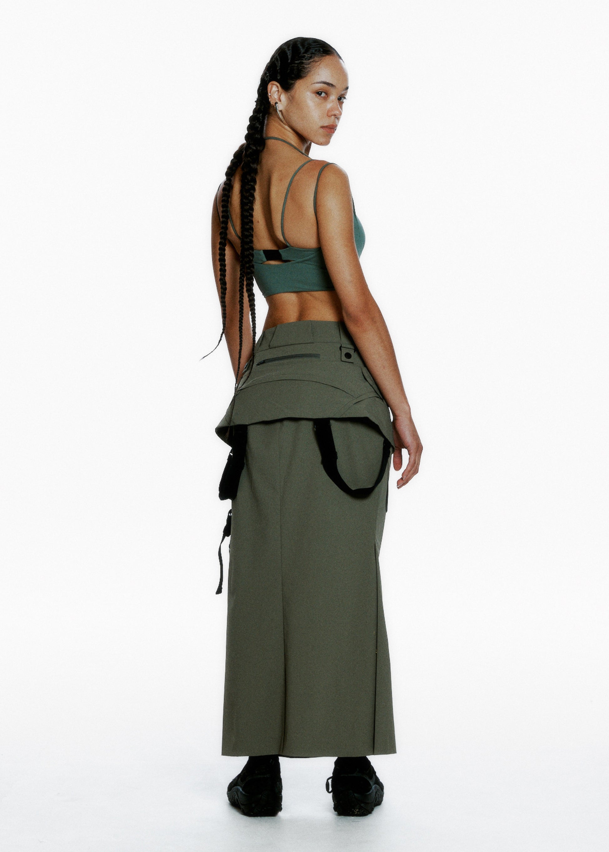 Hyein Seo - Cargo Skirt (Khaki) product image 3 | TRAB K-Fashion Australia