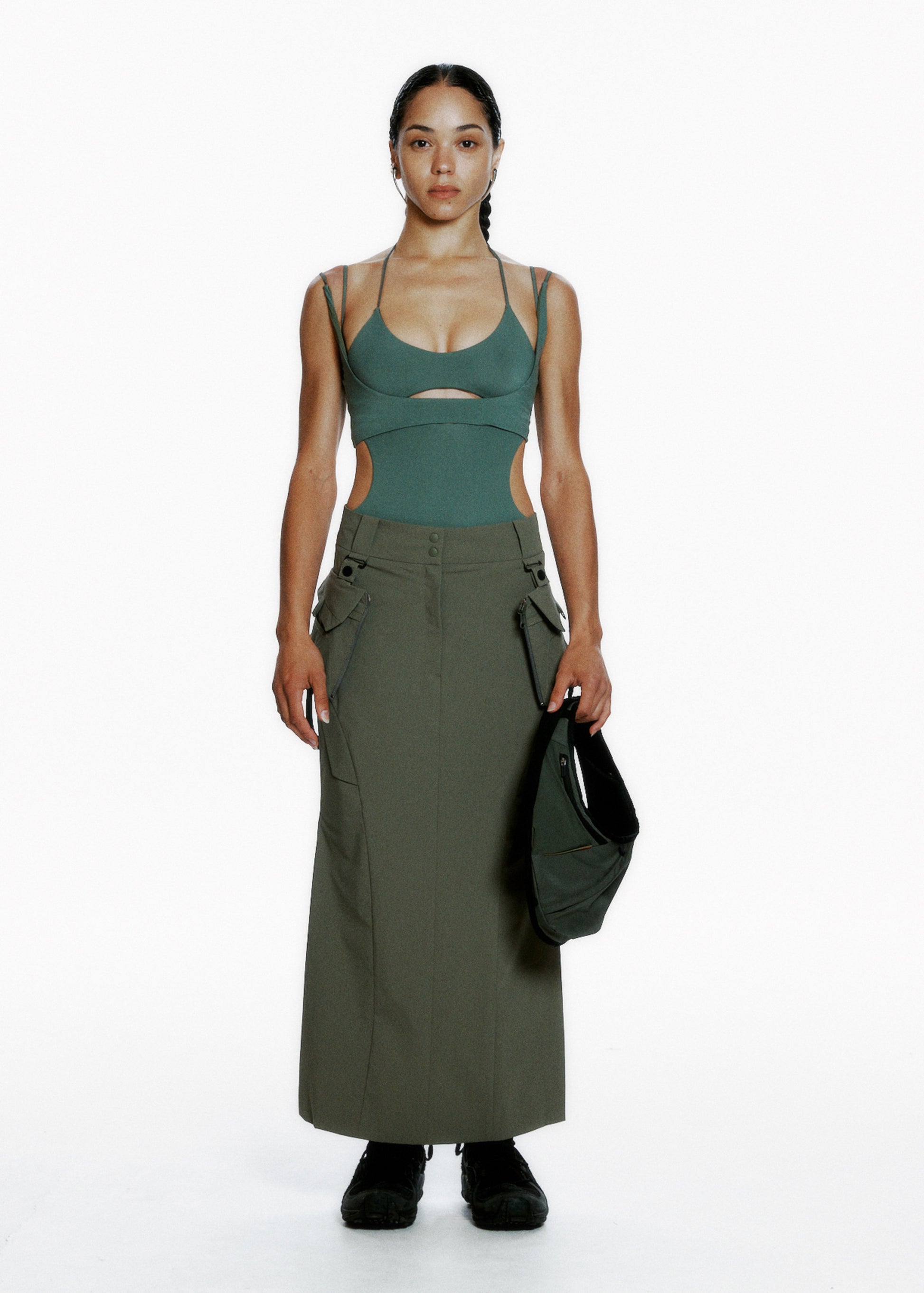 Hyein Seo - Cargo Skirt (Khaki) product image 4 | TRAB K-Fashion Australia