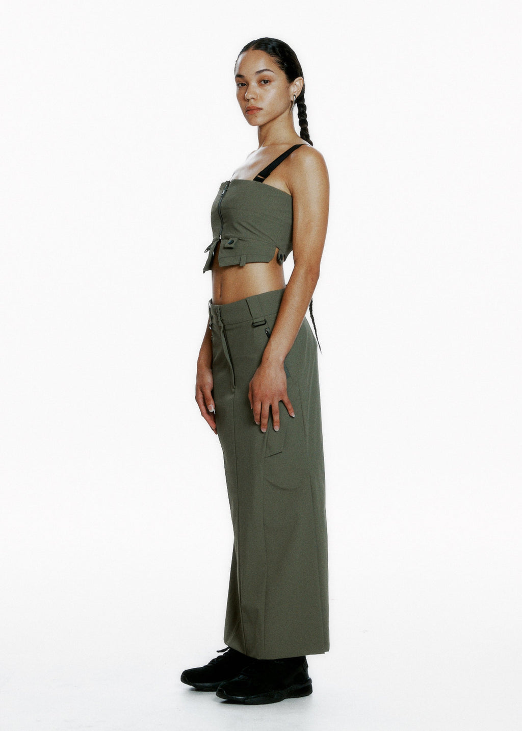 Hyein Seo - Cargo Skirt (Khaki) product image 1 | TRAB K-Fashion Australia