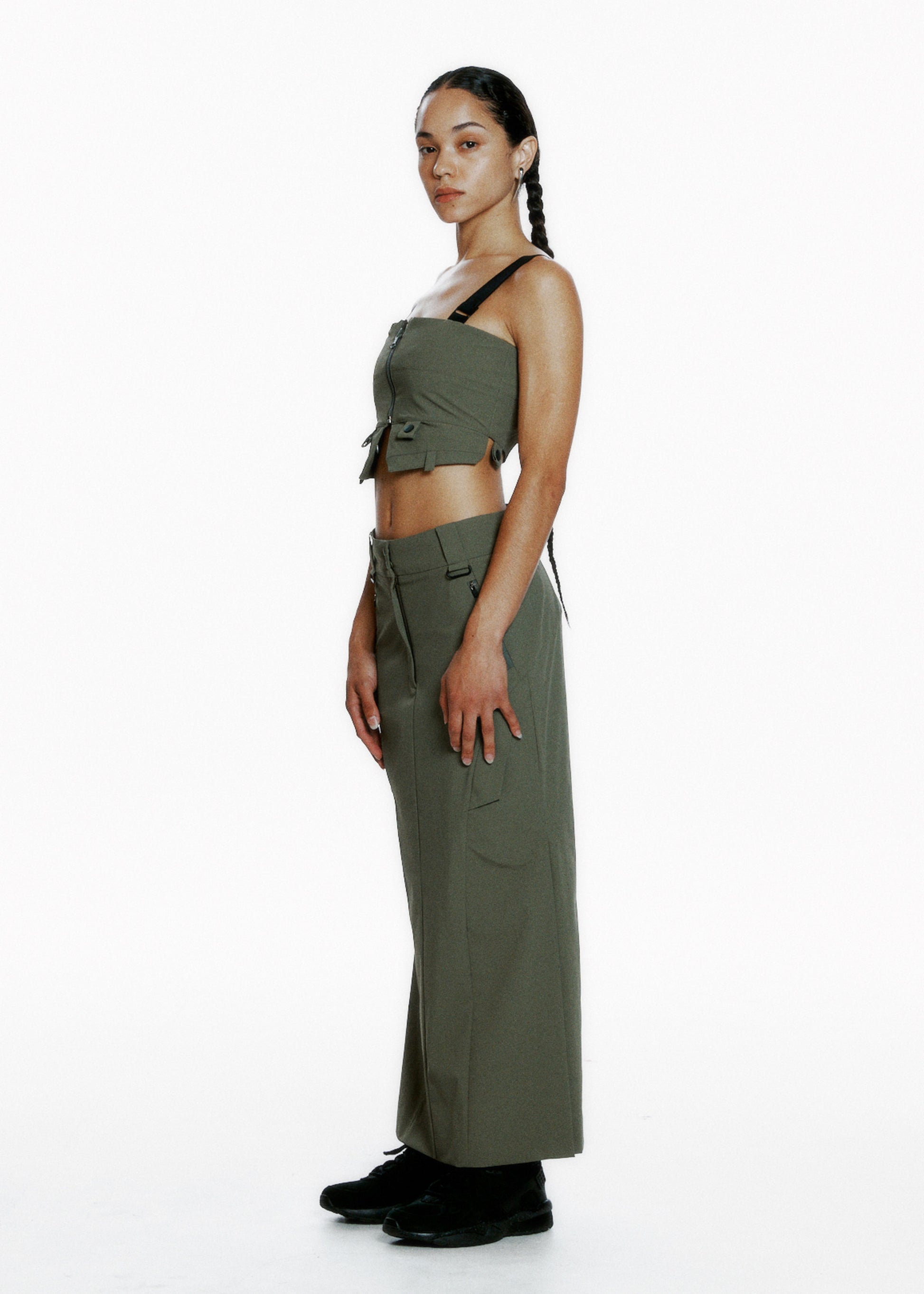 Hyein Seo - Cargo Skirt (Khaki) product image 1 | TRAB K-Fashion Australia