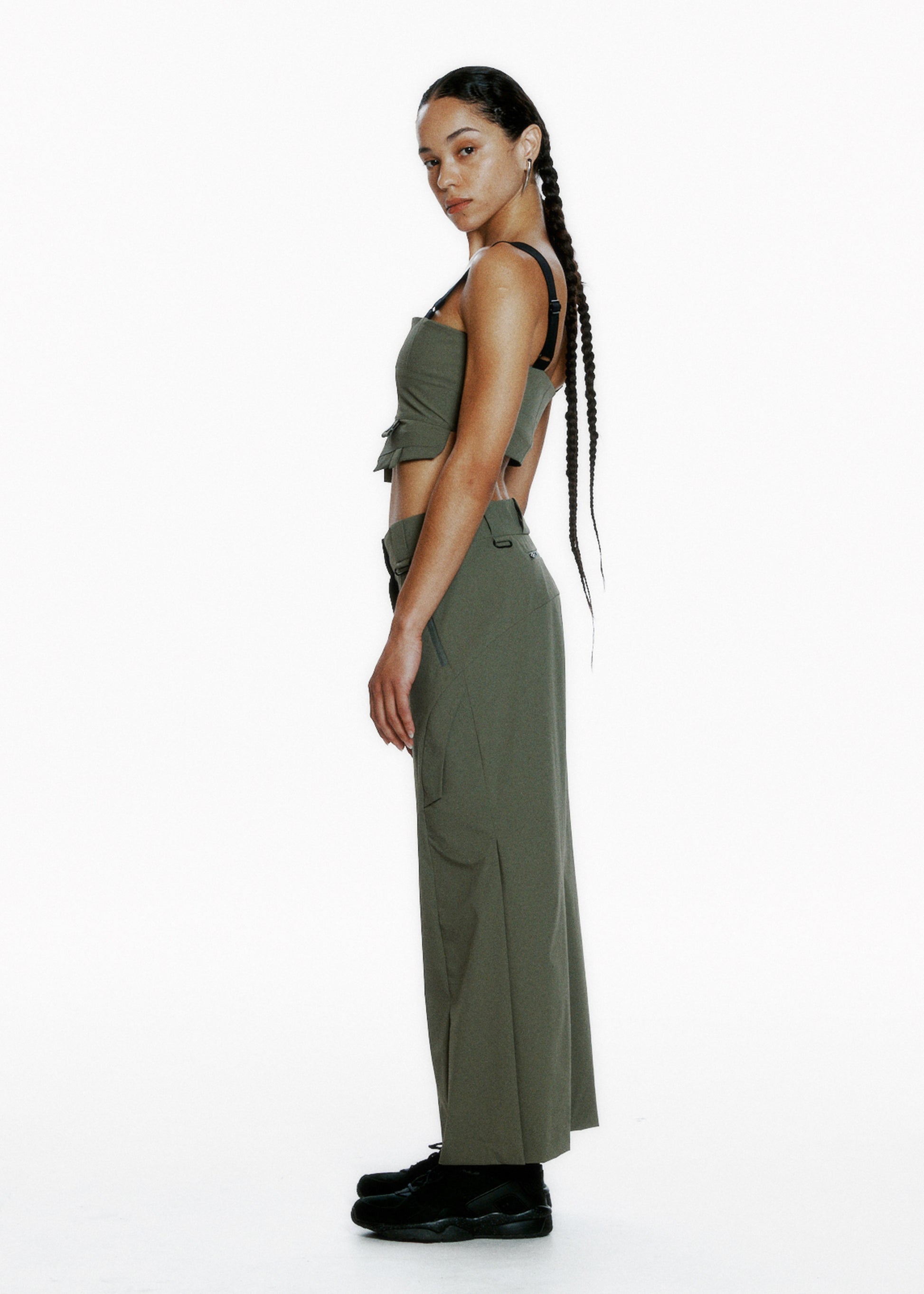 Hyein Seo - Cargo Skirt (Khaki) product image 2 | TRAB K-Fashion Australia