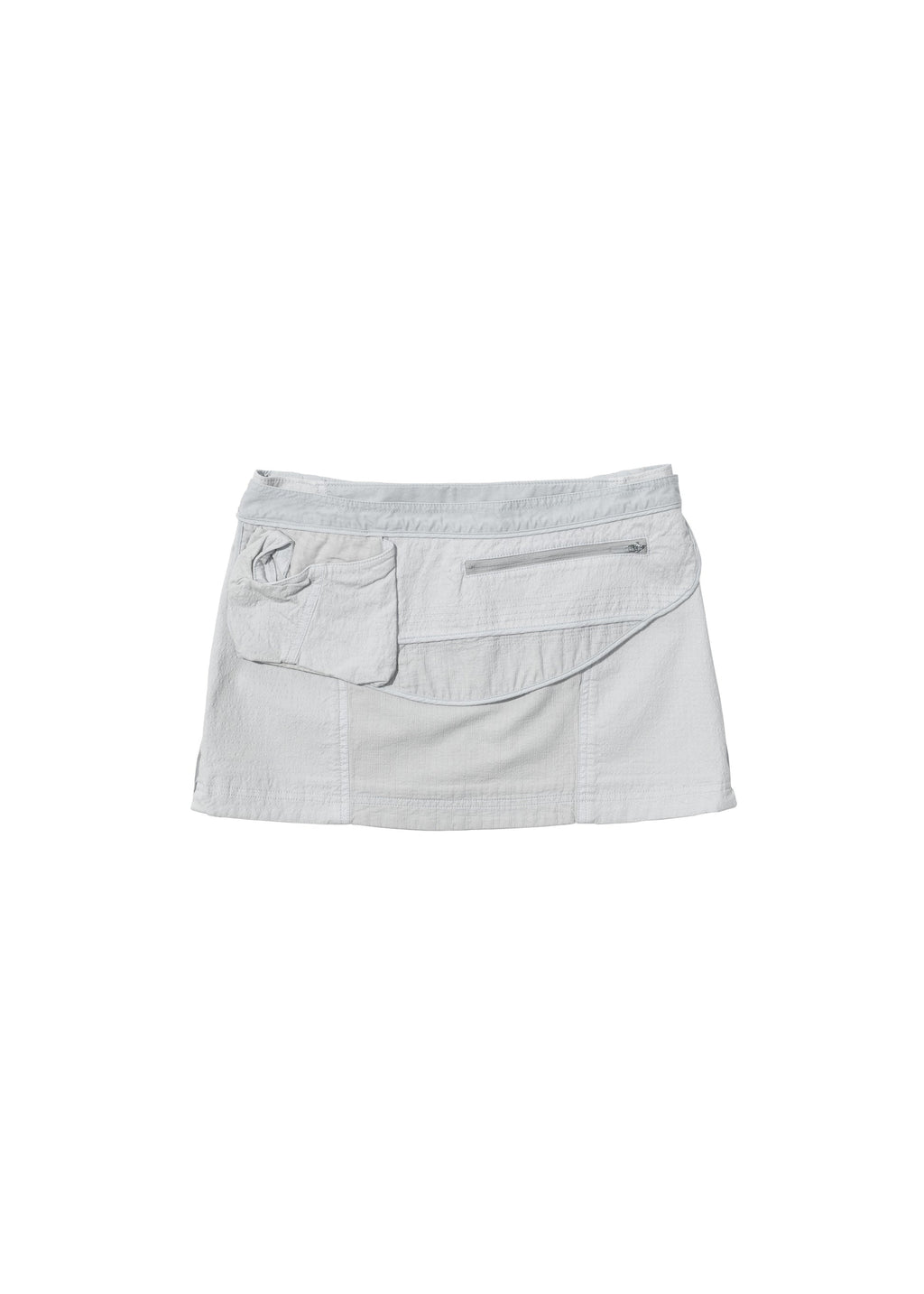 Hyein Seo - Dyed Mini Skirt w/ Waist Bag (Sand Grey) product image 6 | TRAB K-Fashion Australia
