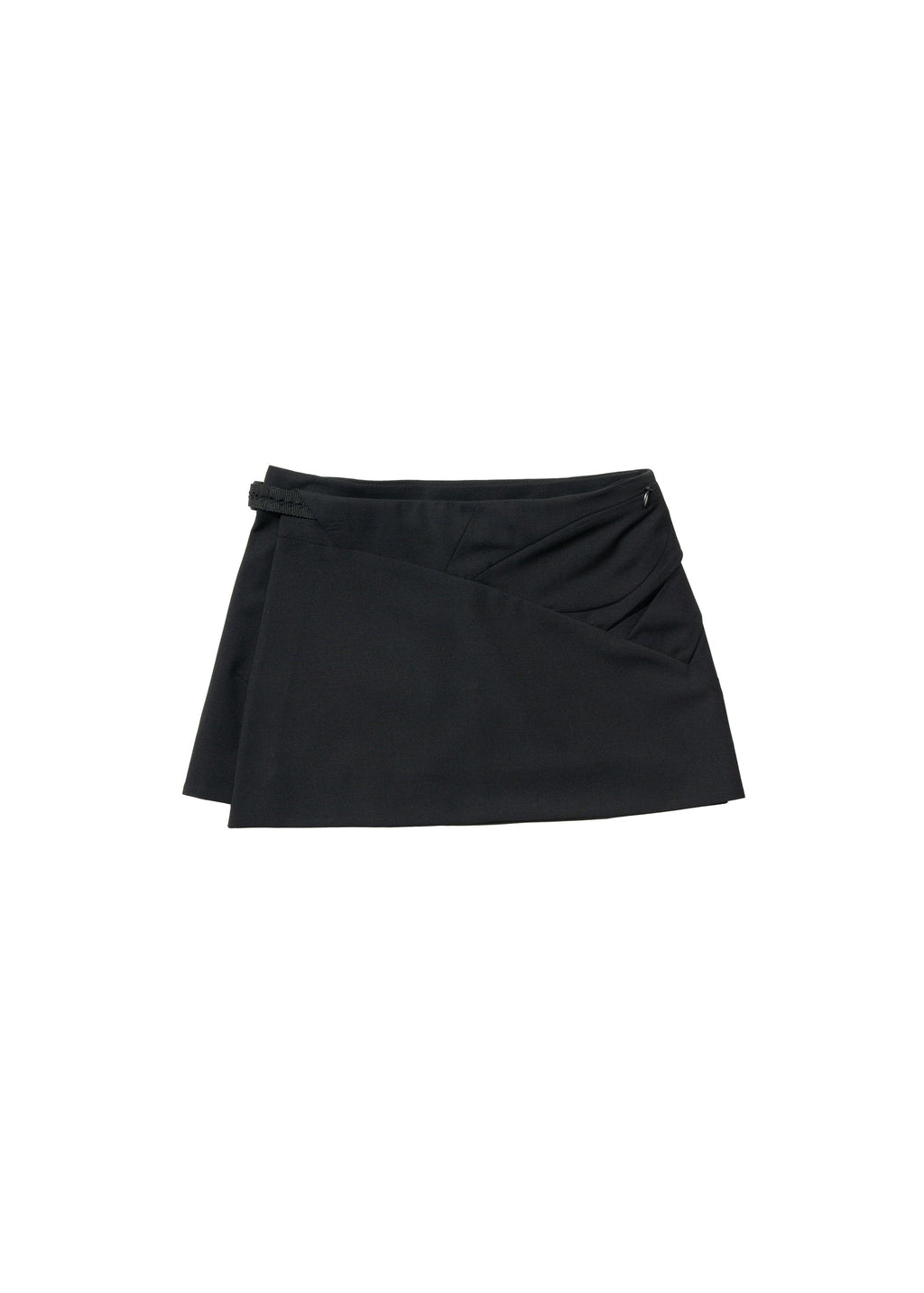 Hyein Seo - Cinched Mini Skirt w/ Belt (Black) product image 5 | TRAB K-Fashion Australia