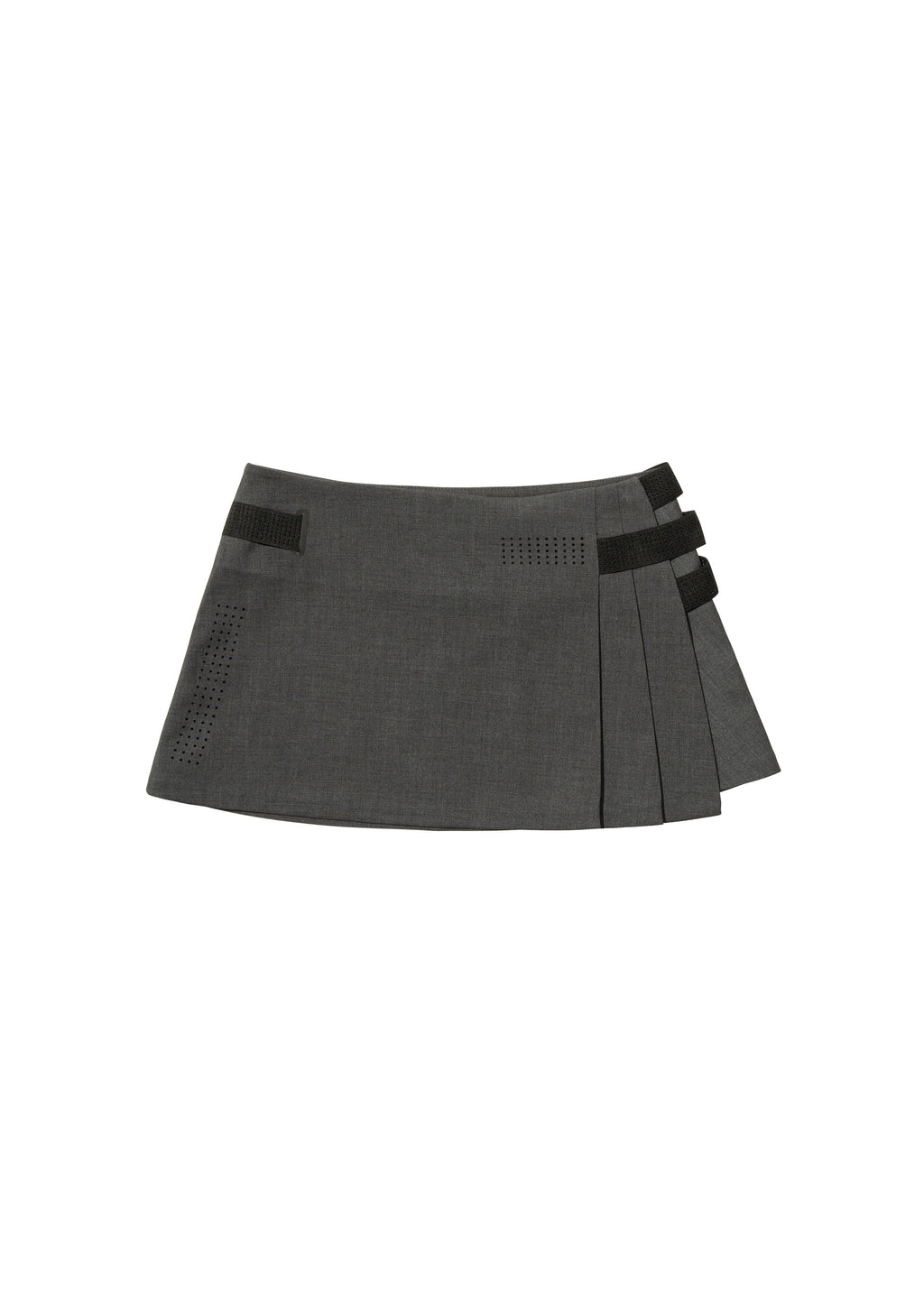 Hyein Seo - Pleated Wrap Skirt (Dark Grey) product image 5 | TRAB K-Fashion Australia