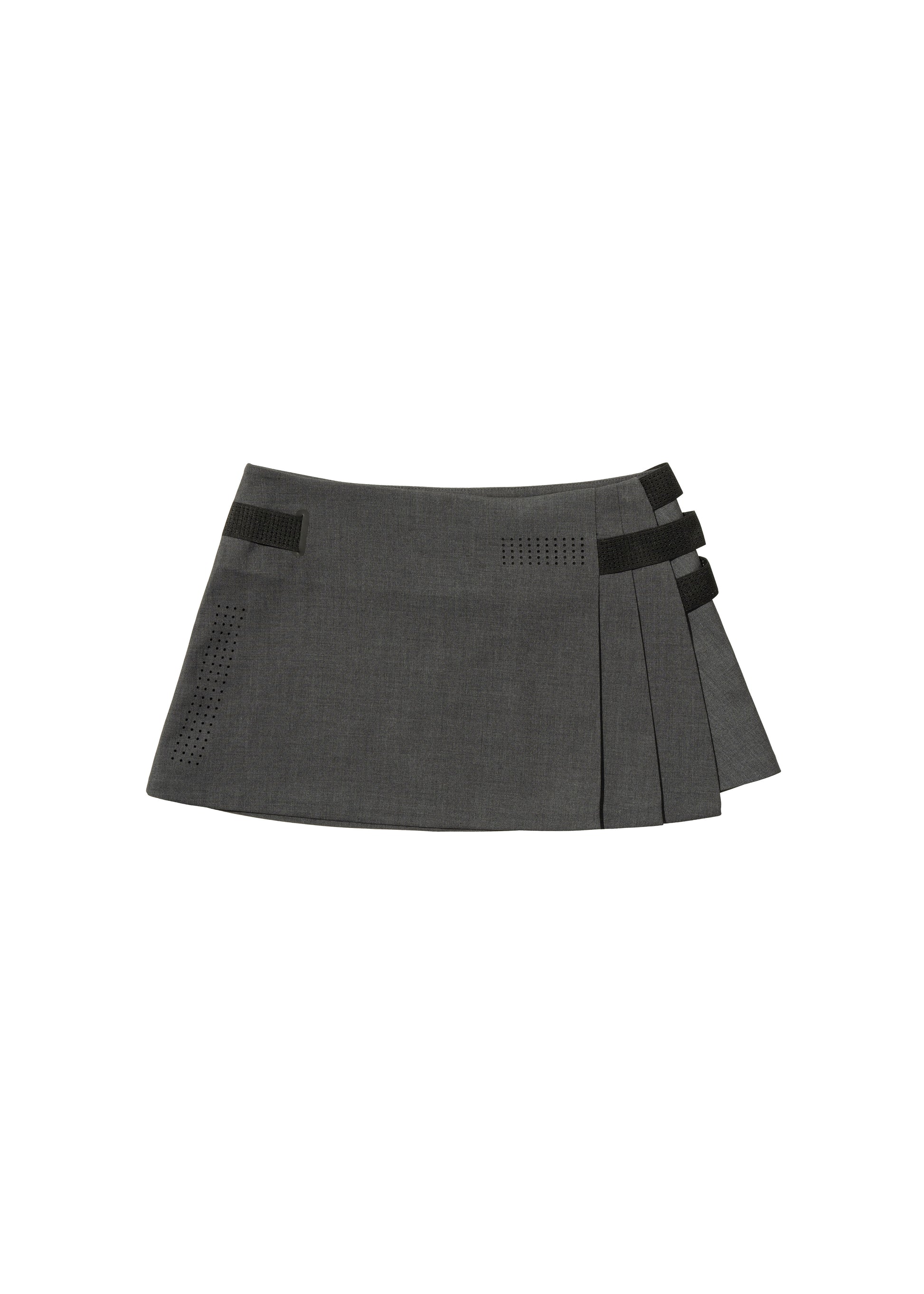 Hyein Seo - Pleated Wrap Skirt (Dark Grey) product image 5 | TRAB K-Fashion Australia