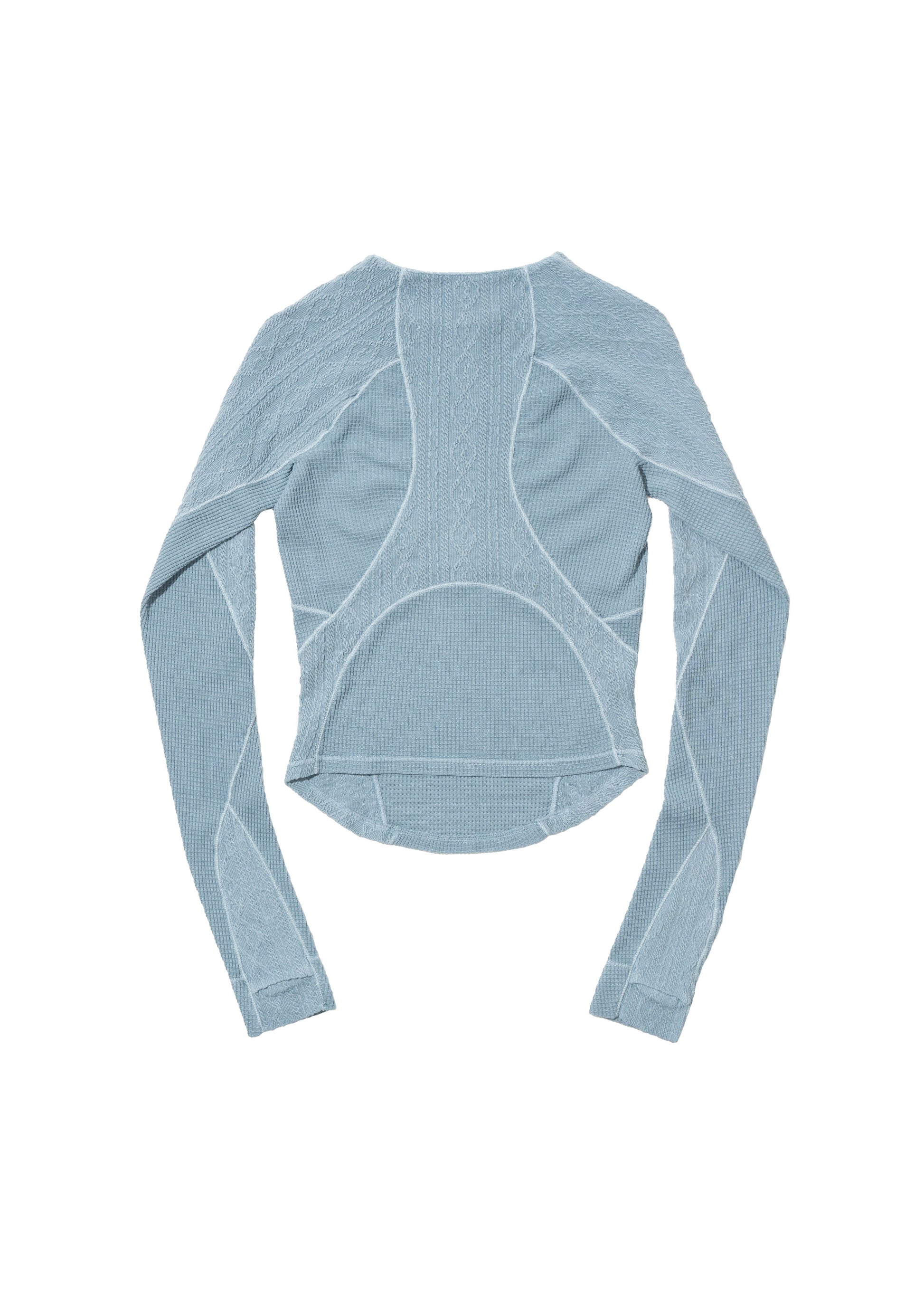Hyein Seo - Half-Zip Raglan (Ash Blue) product image 6 | TRAB K-Fashion Australia