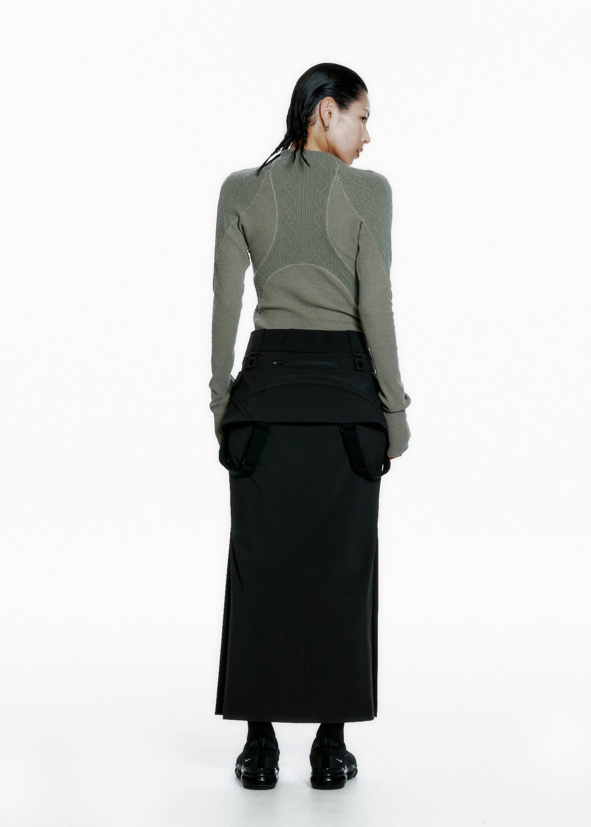 Hyein Seo - Half-Zip Raglan (Khaki) product image 4 | TRAB K-Fashion Australia