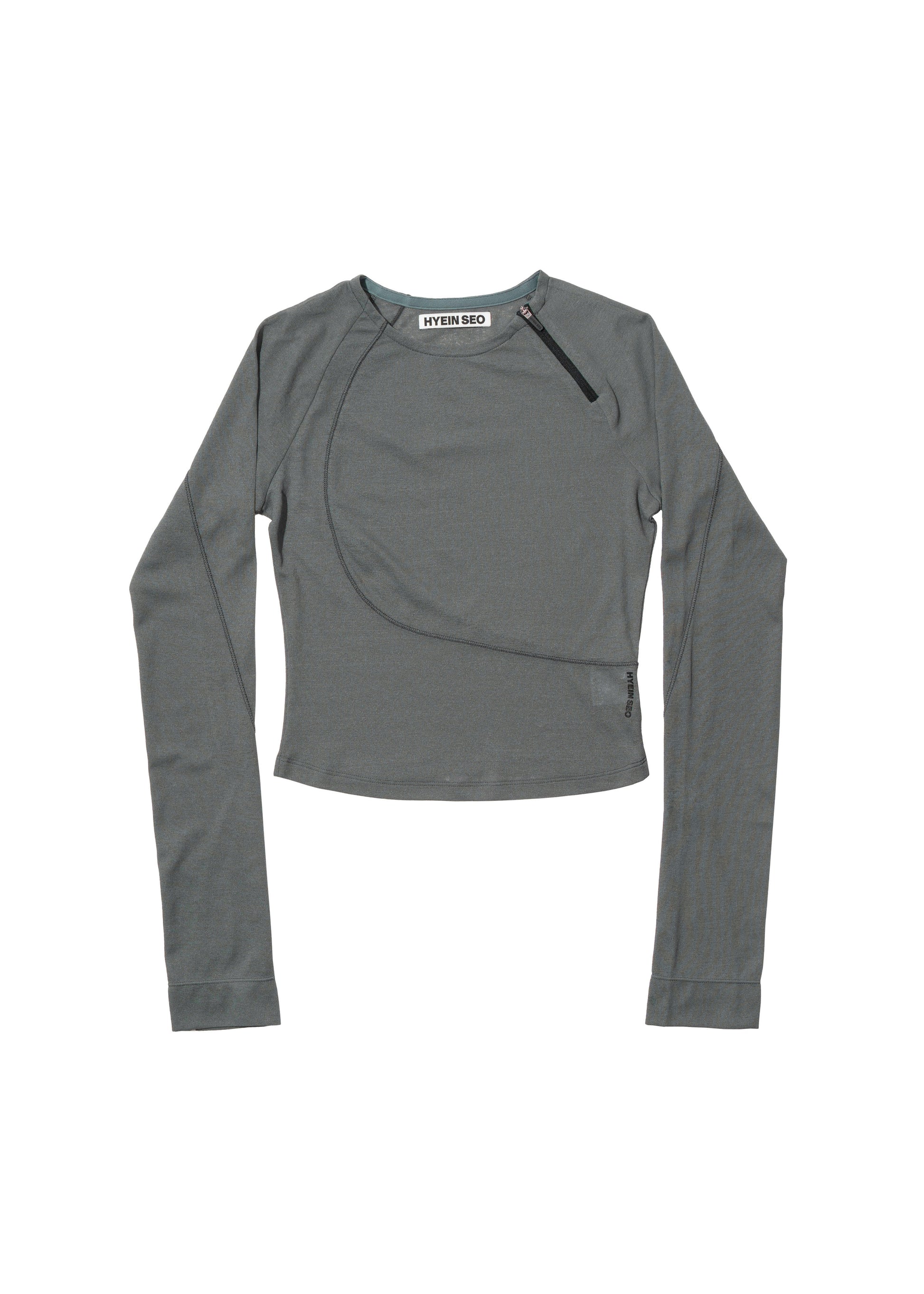 Hyein Seo - Helix Long Sleeve (Khaki) product image 5 | TRAB K-Fashion Australia