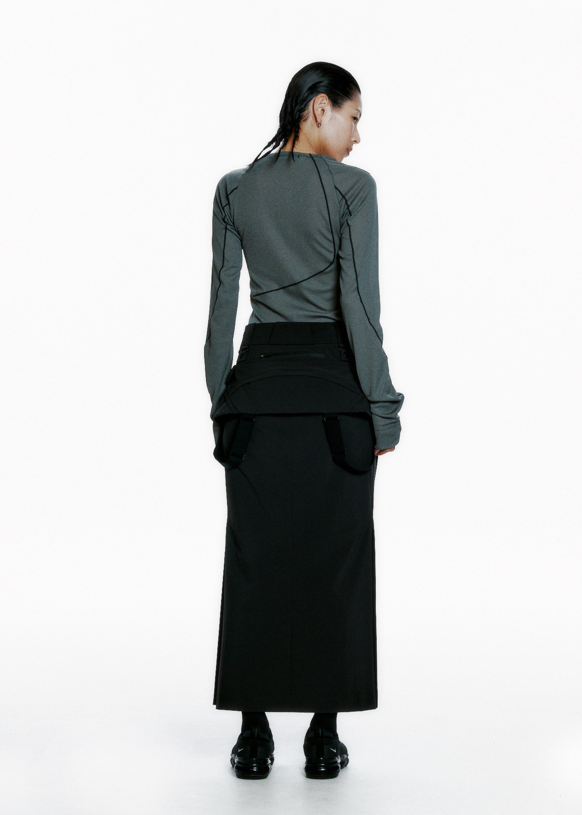 Hyein Seo - Helix Long Sleeve (Khaki) product image 4 | TRAB K-Fashion Australia