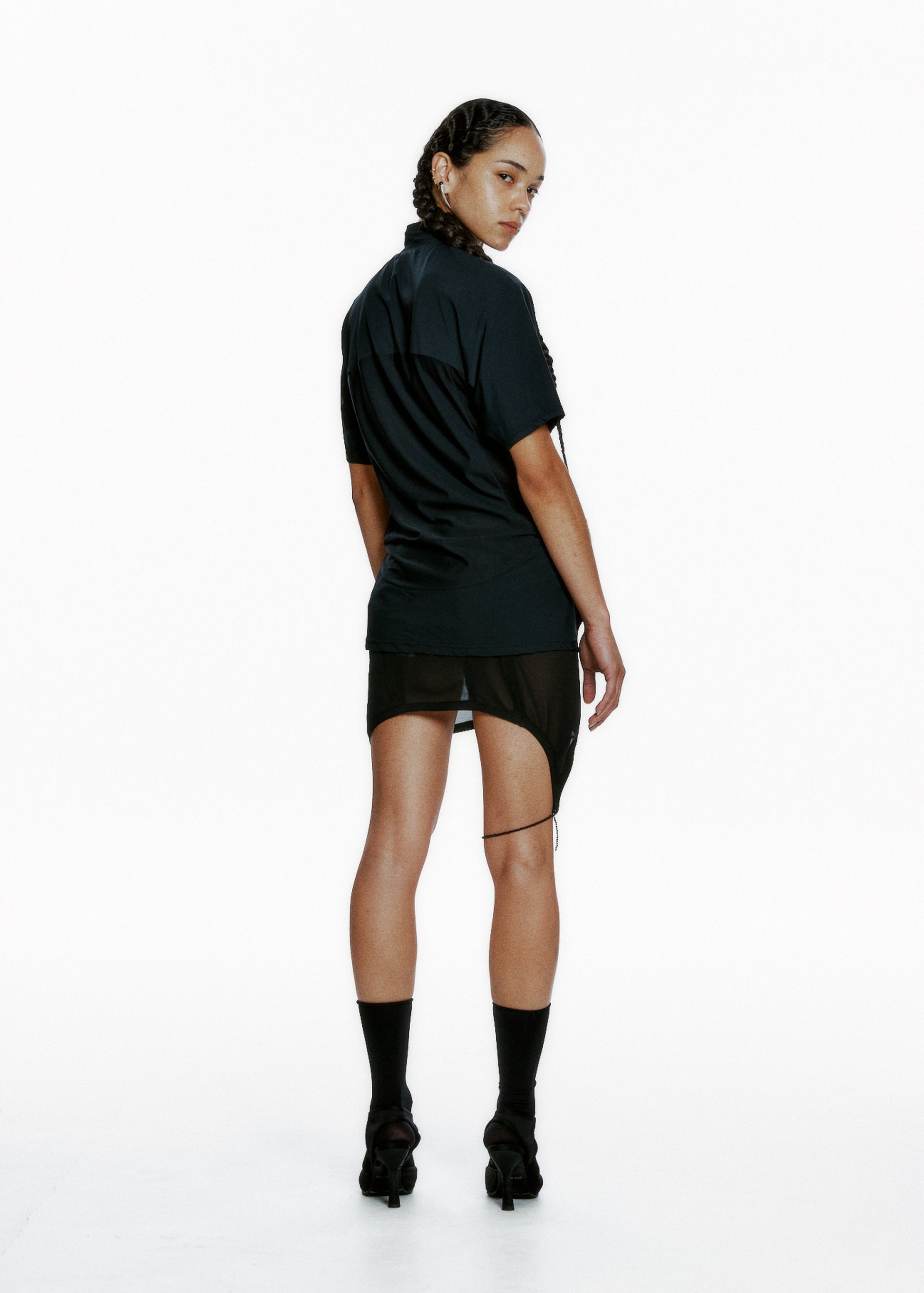 Hyein Seo - Pocket T-Shirt (Black) product image 6 | TRAB K-Fashion Australia