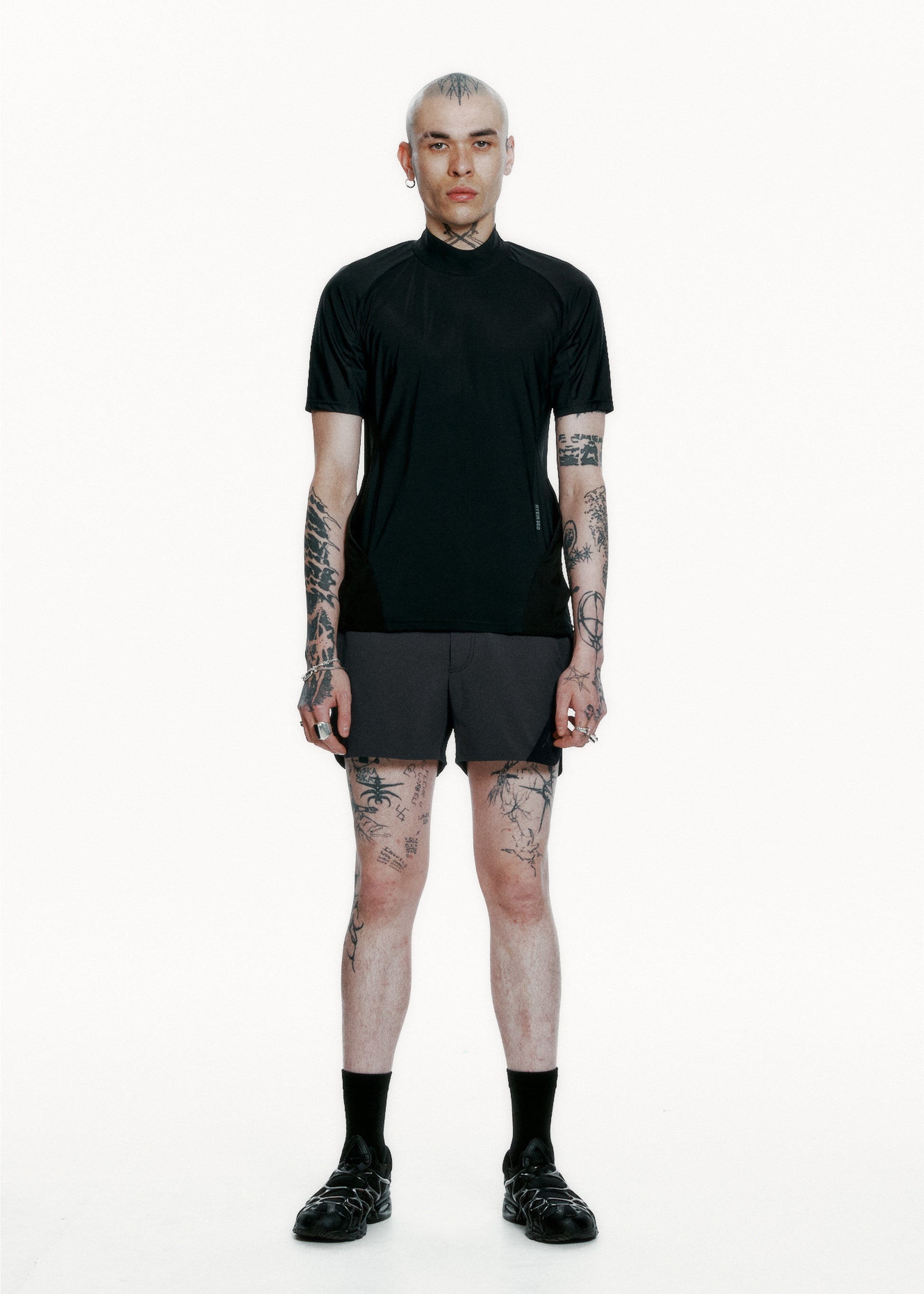 Hyein Seo - Pocket T-Shirt (Black) product image 2 | TRAB K-Fashion Australia