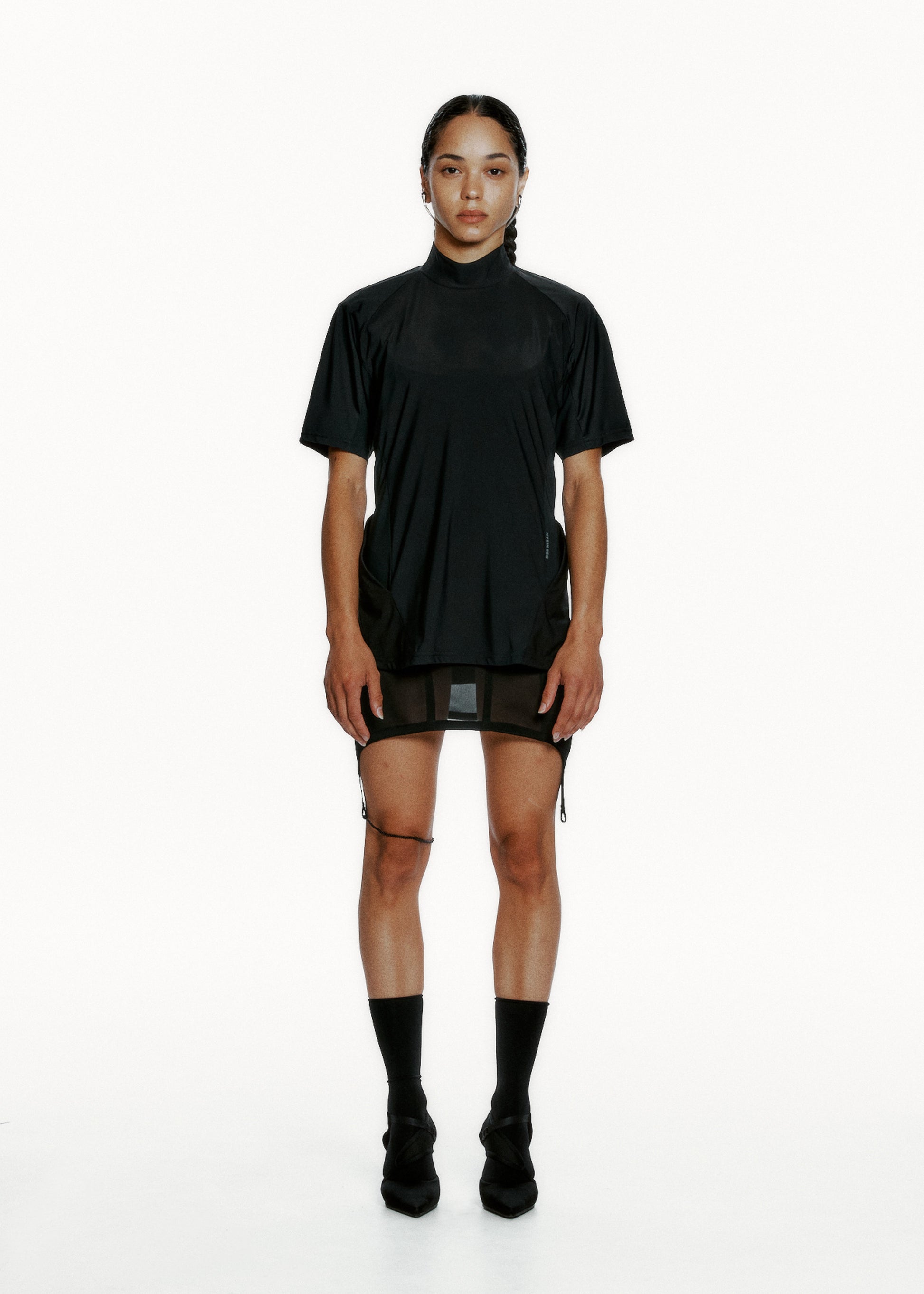 Hyein Seo - Pocket T-Shirt (Black) product image 4 | TRAB K-Fashion Australia