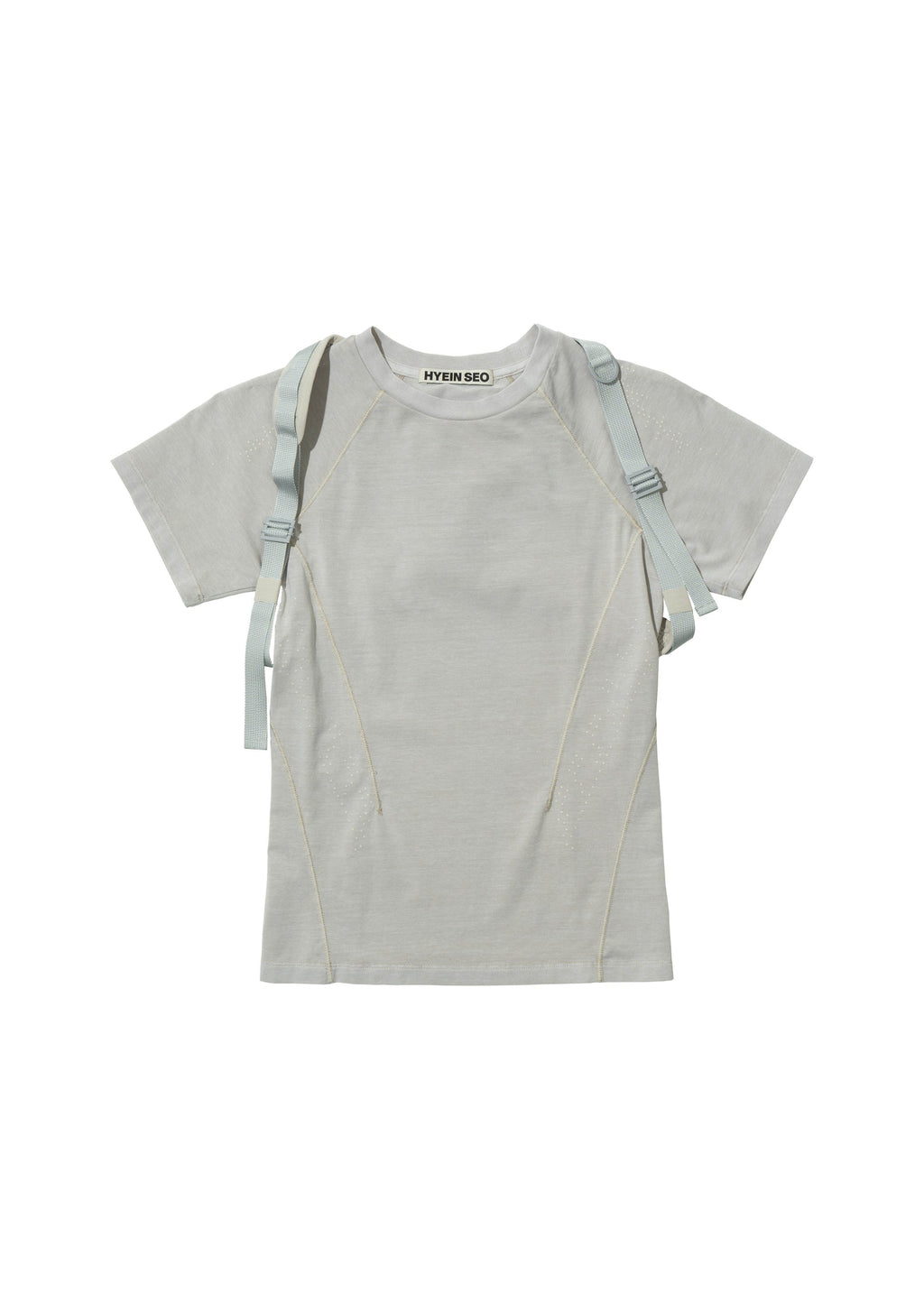 Hyein Seo - Dyed T-Shirt w/ Backstrap (Sand Grey) product image 5 | TRAB K-Fashion Australia
