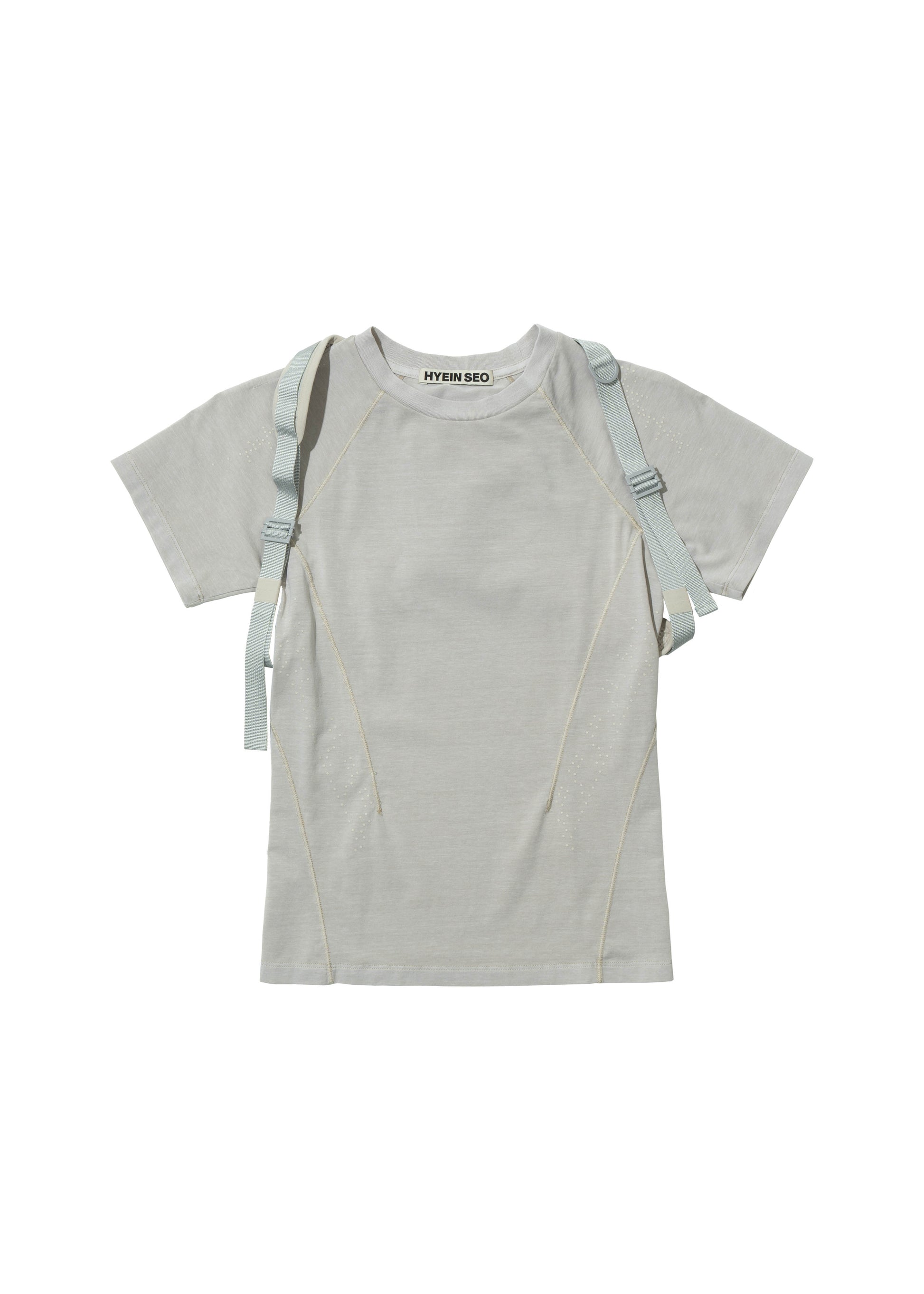 Hyein Seo - Dyed T-Shirt w/ Backstrap (Sand Grey) product image 5 | TRAB K-Fashion Australia