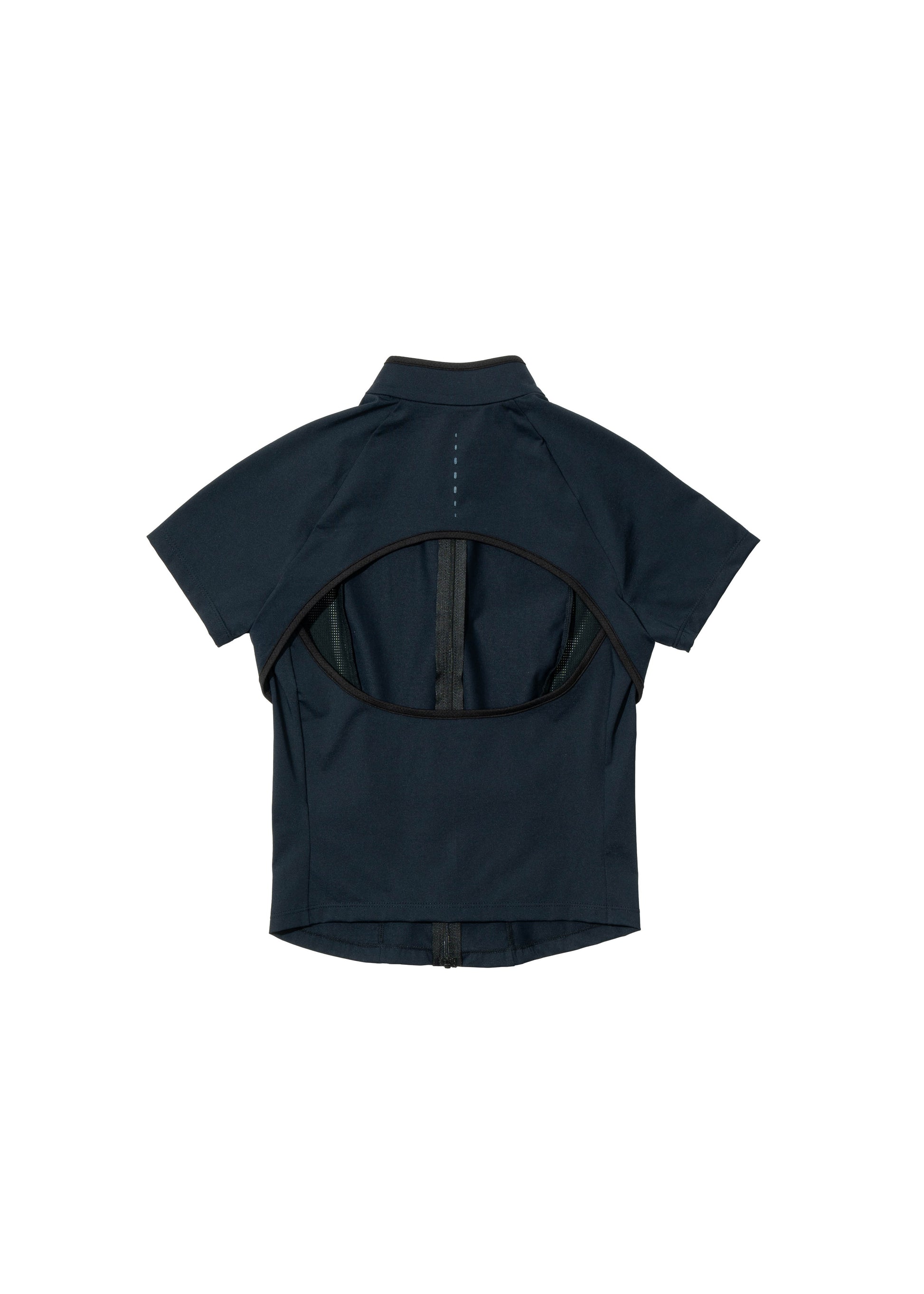 Hyein Seo - Slashed Zip Top (Navy) product image 6 | TRAB K-Fashion Australia