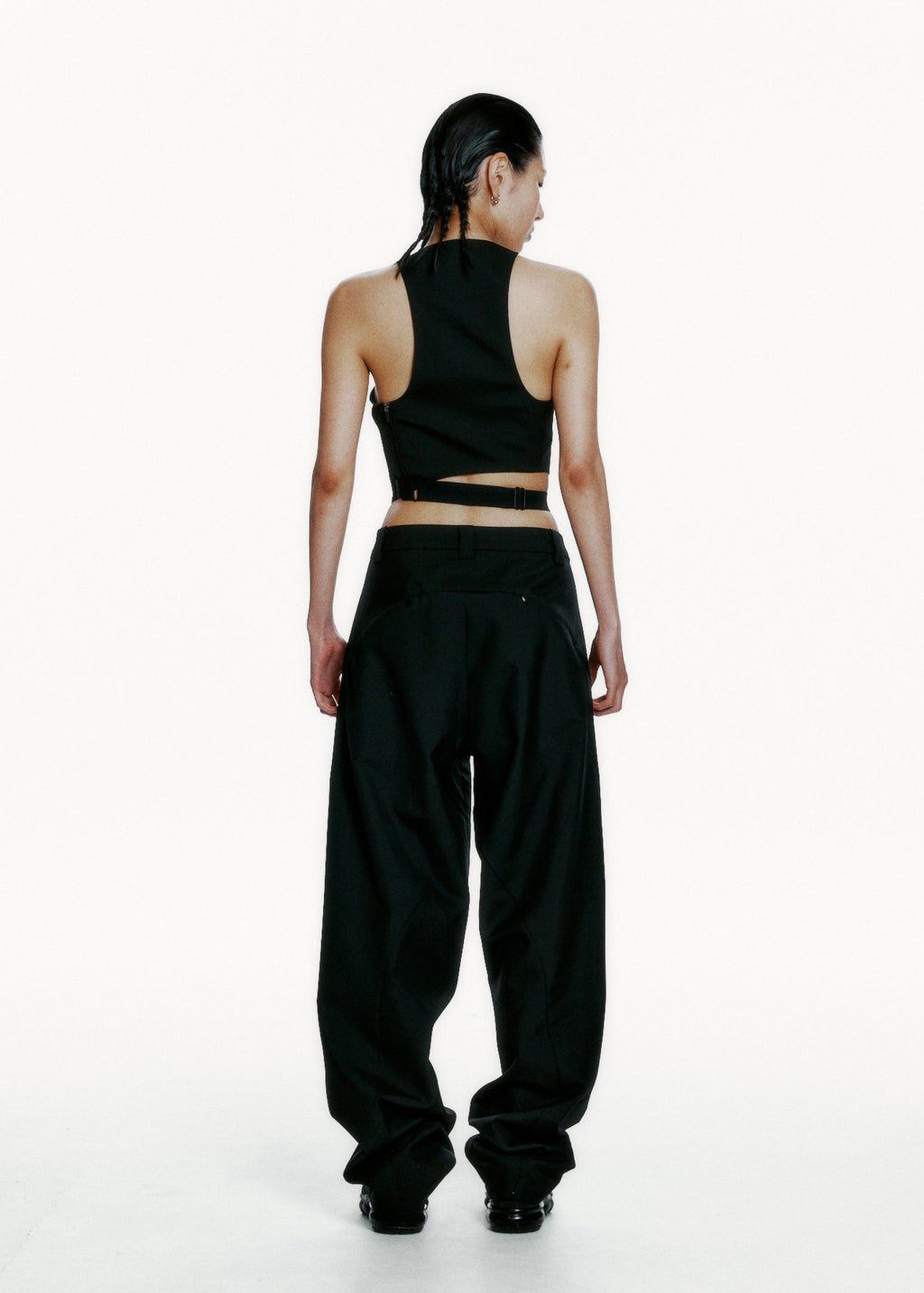 Hyein Seo - Cinched Halter Top (Black) product image 6 | TRAB K-Fashion Australia