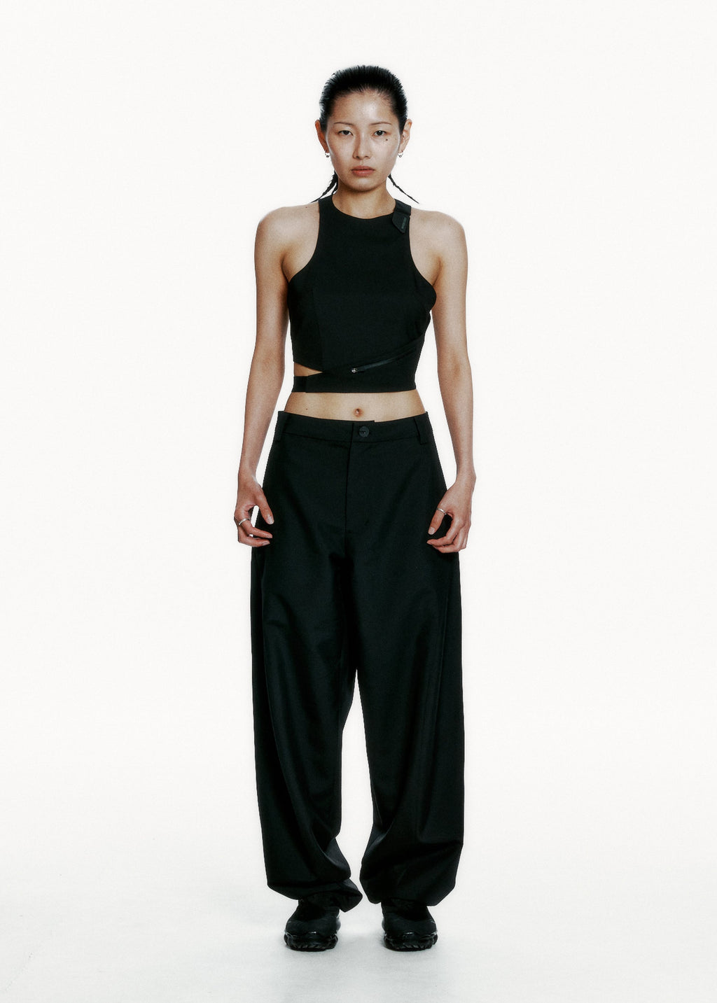 Hyein Seo - Cinched Halter Top (Black) product image 5 | TRAB K-Fashion Australia