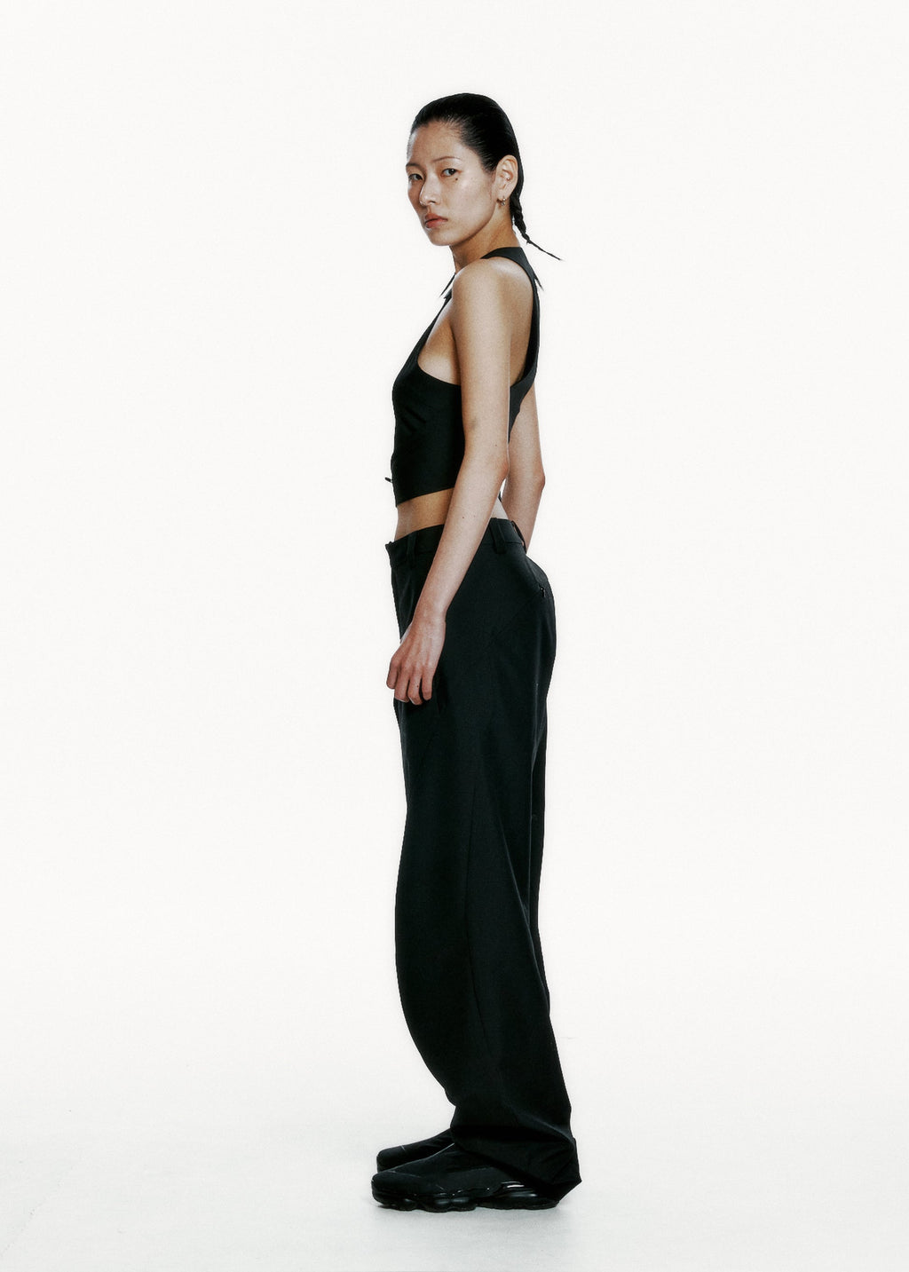 Hyein Seo - Cinched Halter Top (Black) product image 4 | TRAB K-Fashion Australia