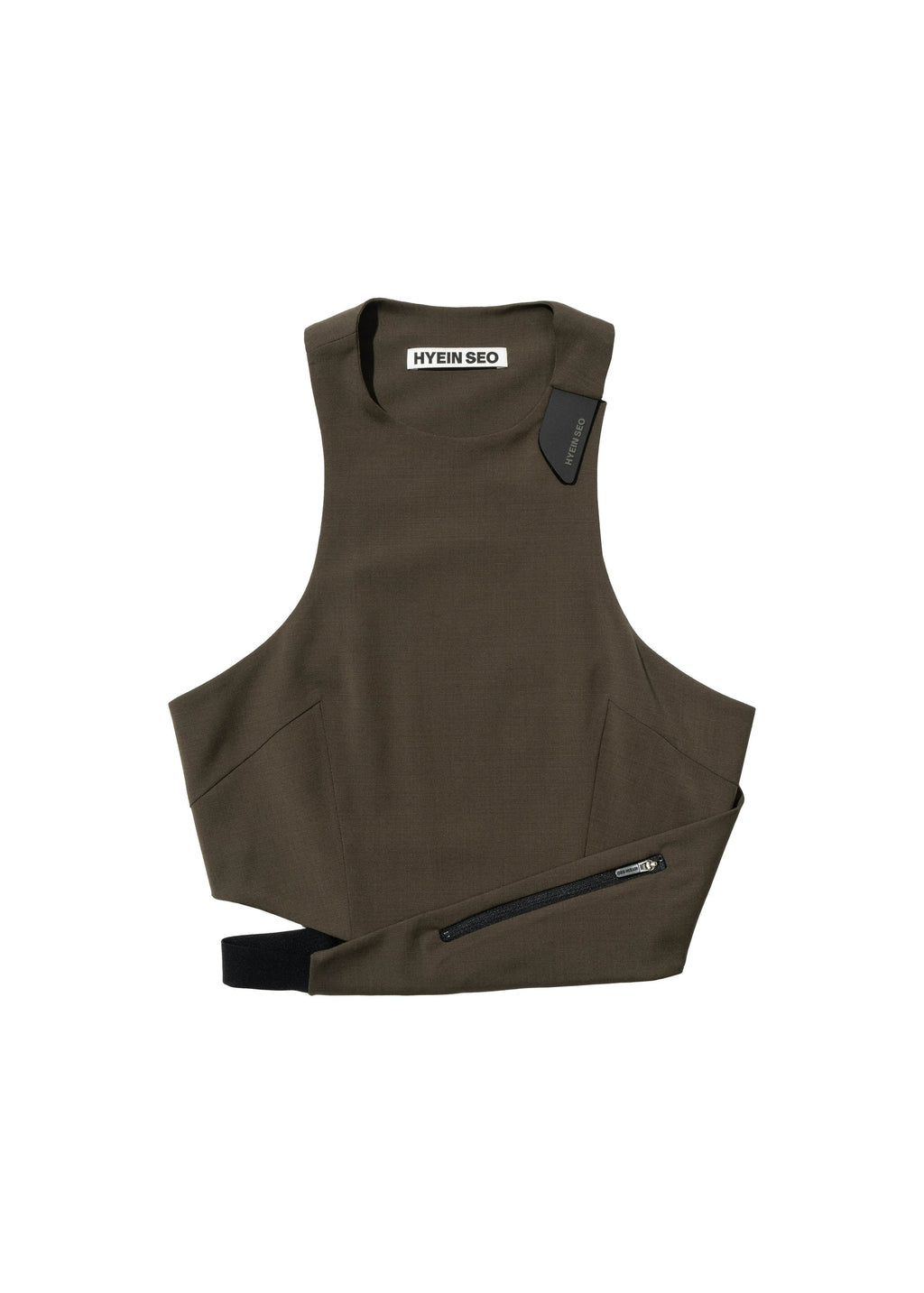 Hyein Seo - Cinched Halter Top (Khaki) product image 5 | TRAB K-Fashion Australia