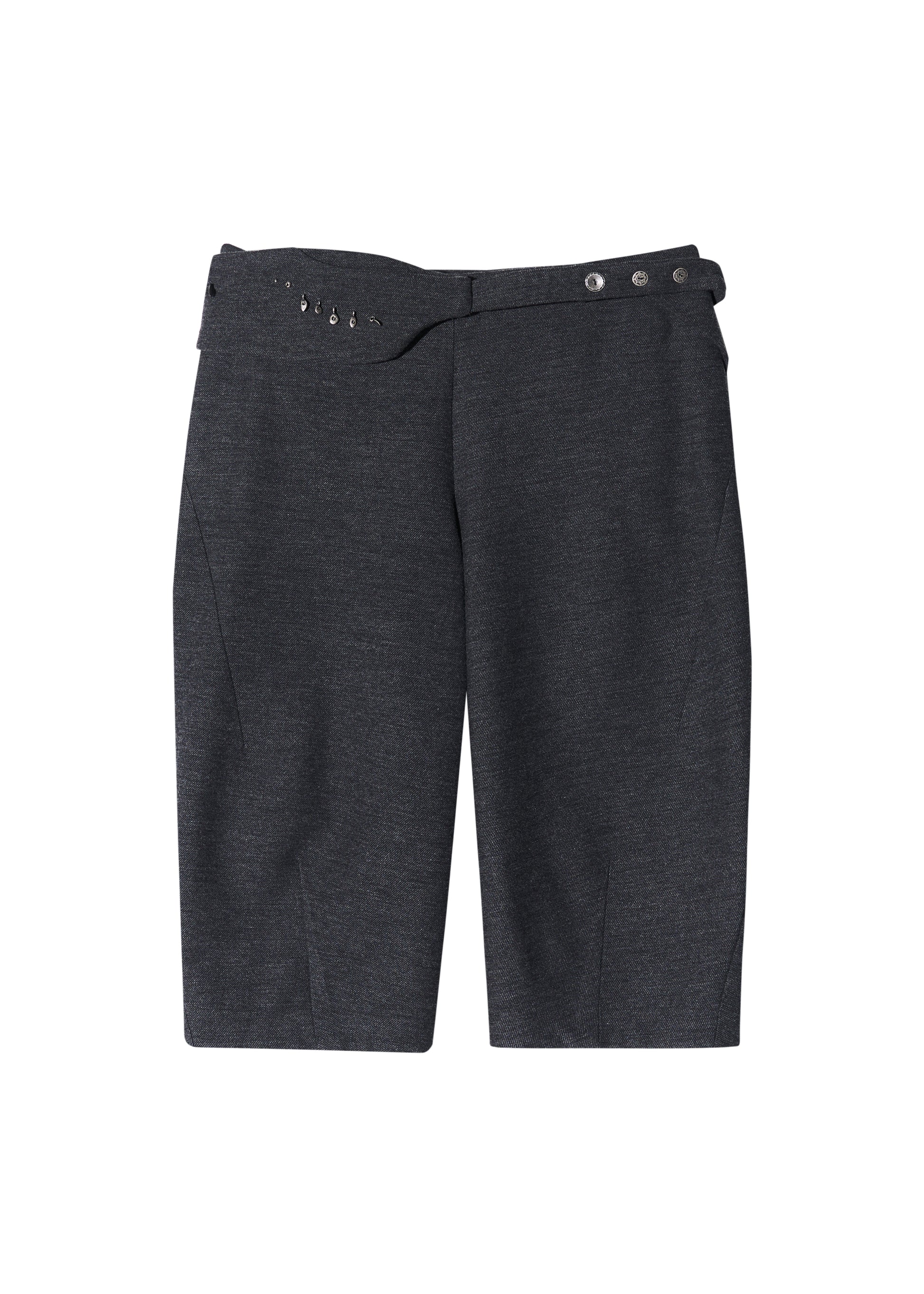 Hyein Seo - Capri Pants w/ Silver Charm Bag (Grey) product image 5 | TRAB K-Fashion Australia