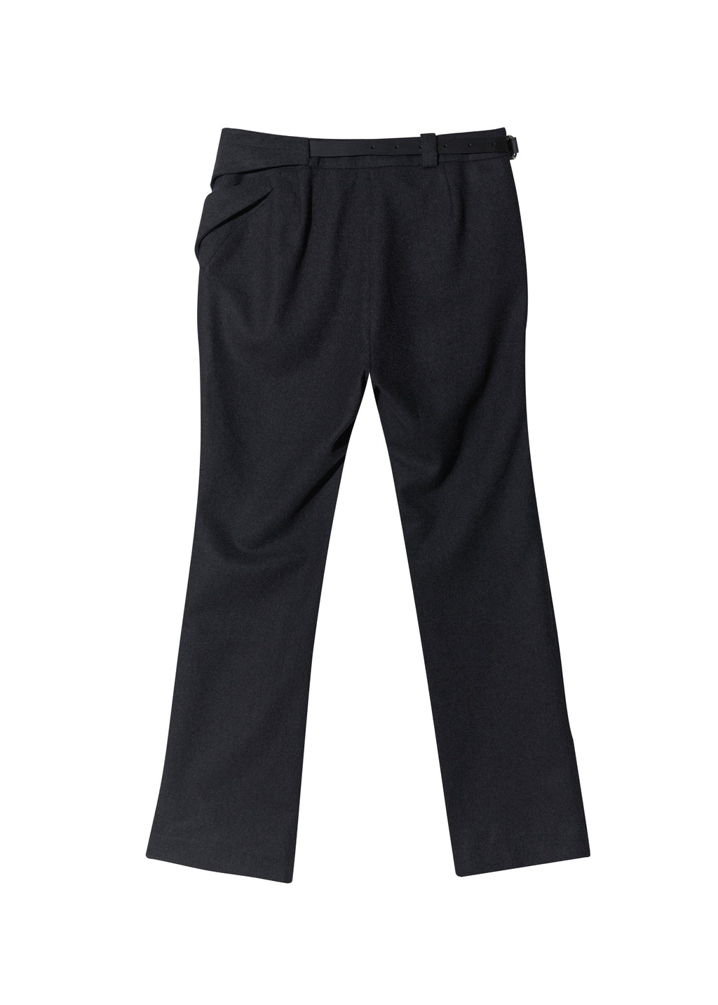Hyein Seo - Cinched Pocket Pants w/ Leather Belt (Dark Grey) product image 5 | TRAB K-Fashion Australia