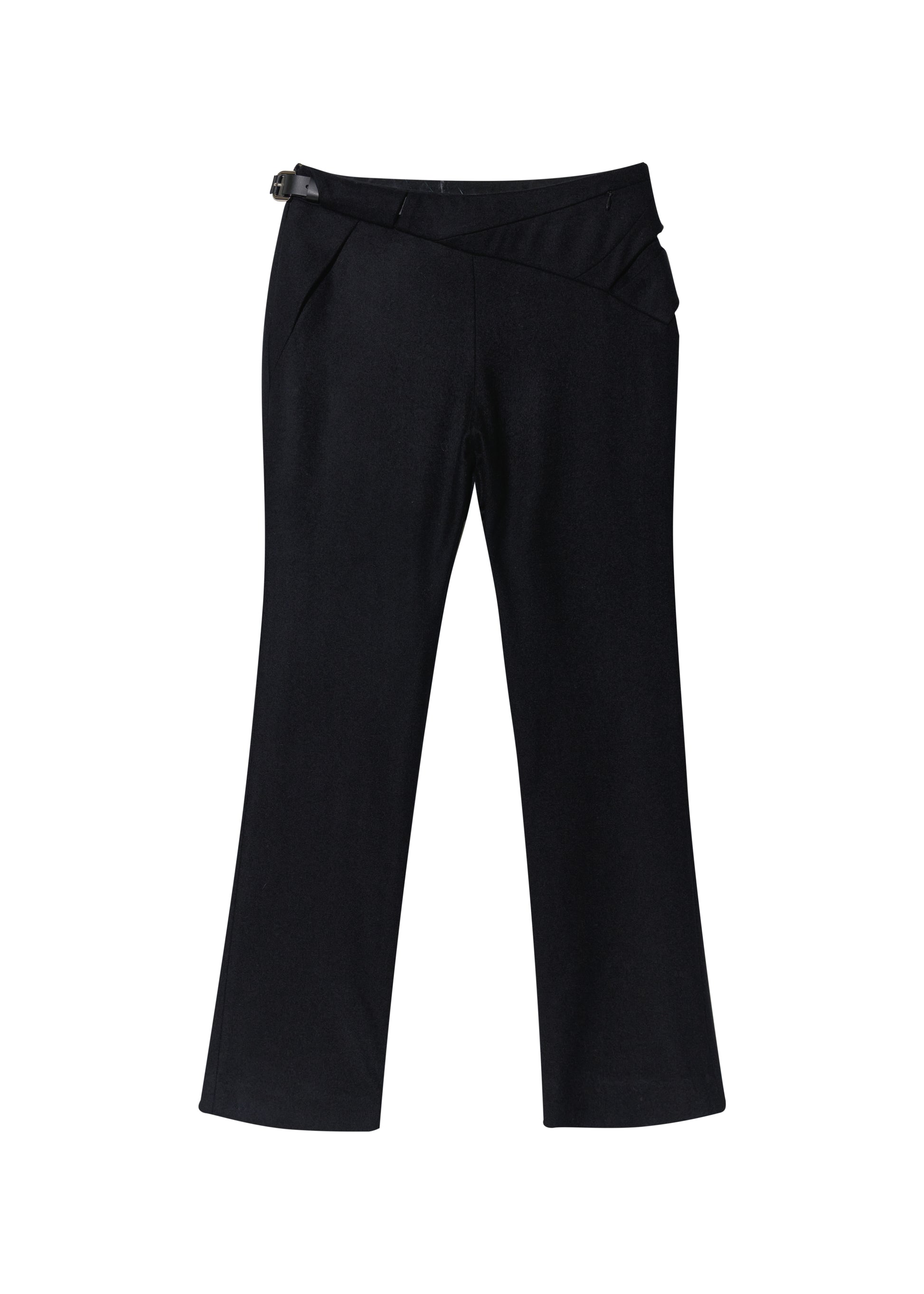Hyein Seo - Cinched Pocket Pants w/ Leather Belt (Black) product image 4 | TRAB K-Fashion Australia