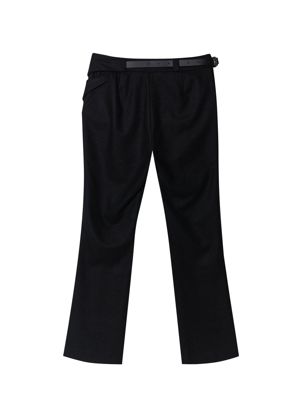Hyein Seo - Cinched Pocket Pants w/ Leather Belt (Black) product image 5 | TRAB K-Fashion Australia