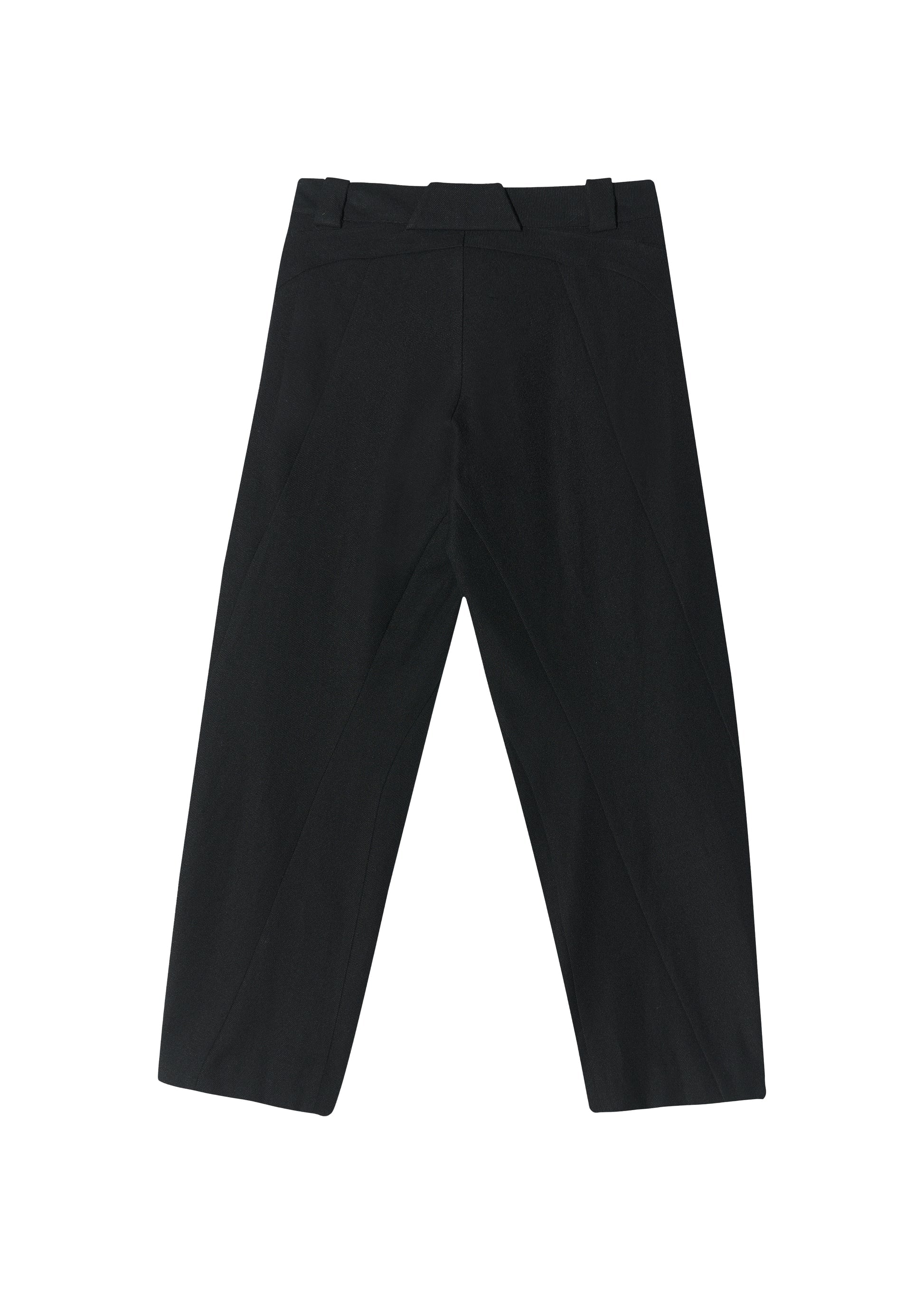 Hyein Seo - Bent Trouser w/ Silver Button (Black) product image 6 | TRAB K-Fashion Australia