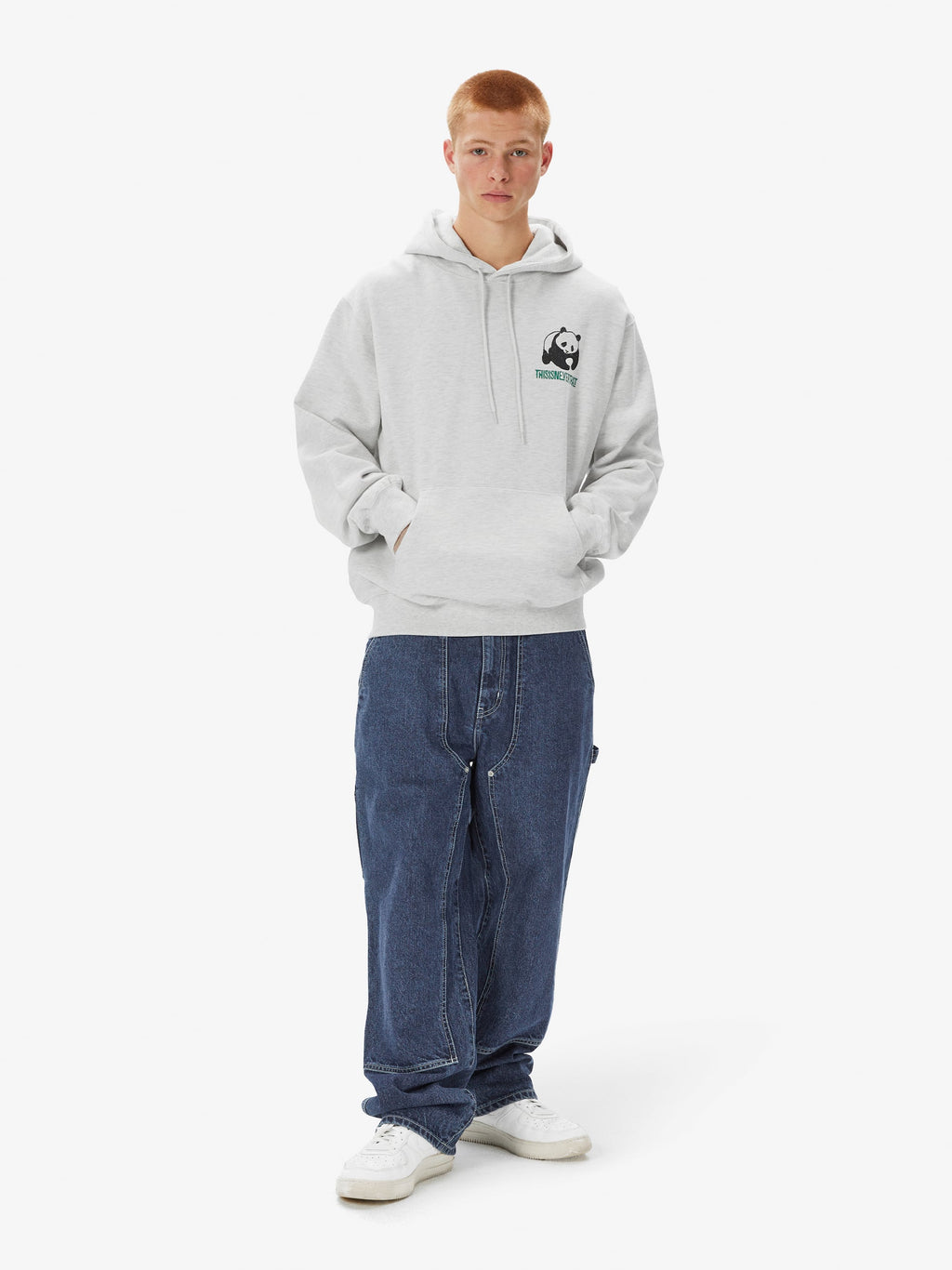 thisisneverthat - Panda Hoodie (Oatmeal) product image 5 | TRAB K-Fashion Australia