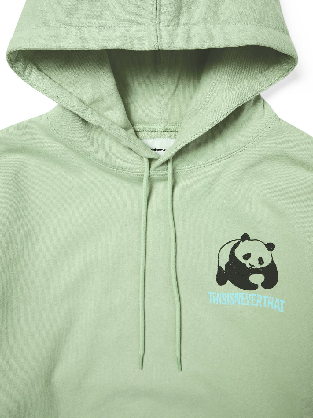 thisisneverthat - Panda Hoodie Pale (Green) product image 2 | TRAB K-Fashion Australia