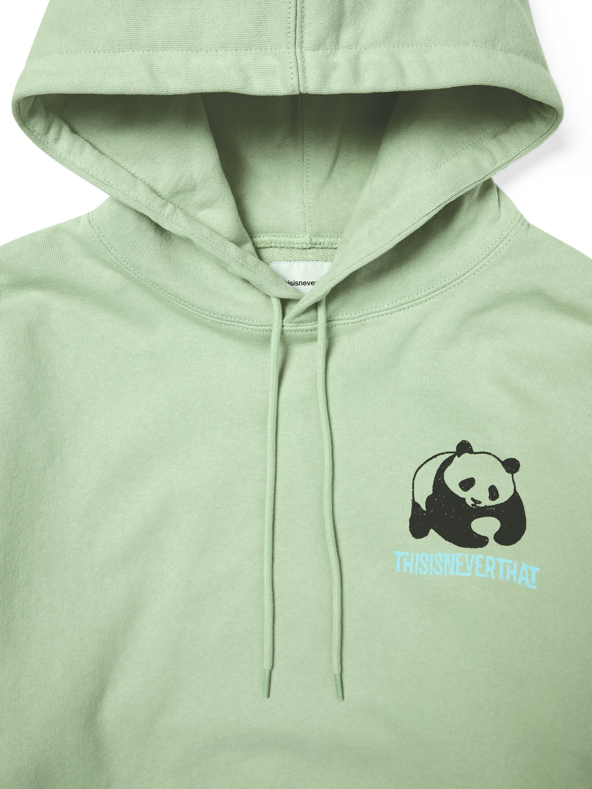 thisisneverthat - Panda Hoodie Pale (Green) product image 2 | TRAB K-Fashion Australia