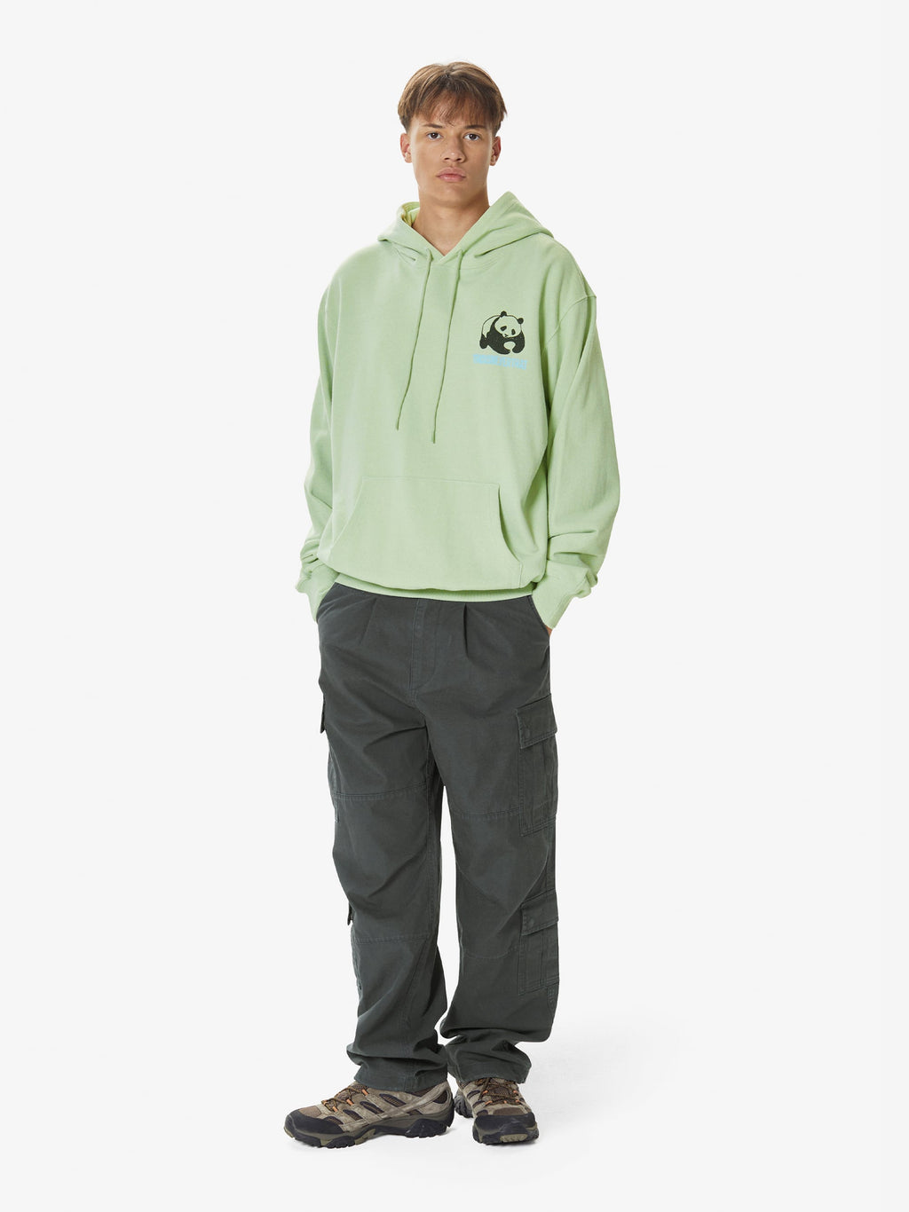 thisisneverthat - Panda Hoodie Pale (Green) product image 5 | TRAB K-Fashion Australia