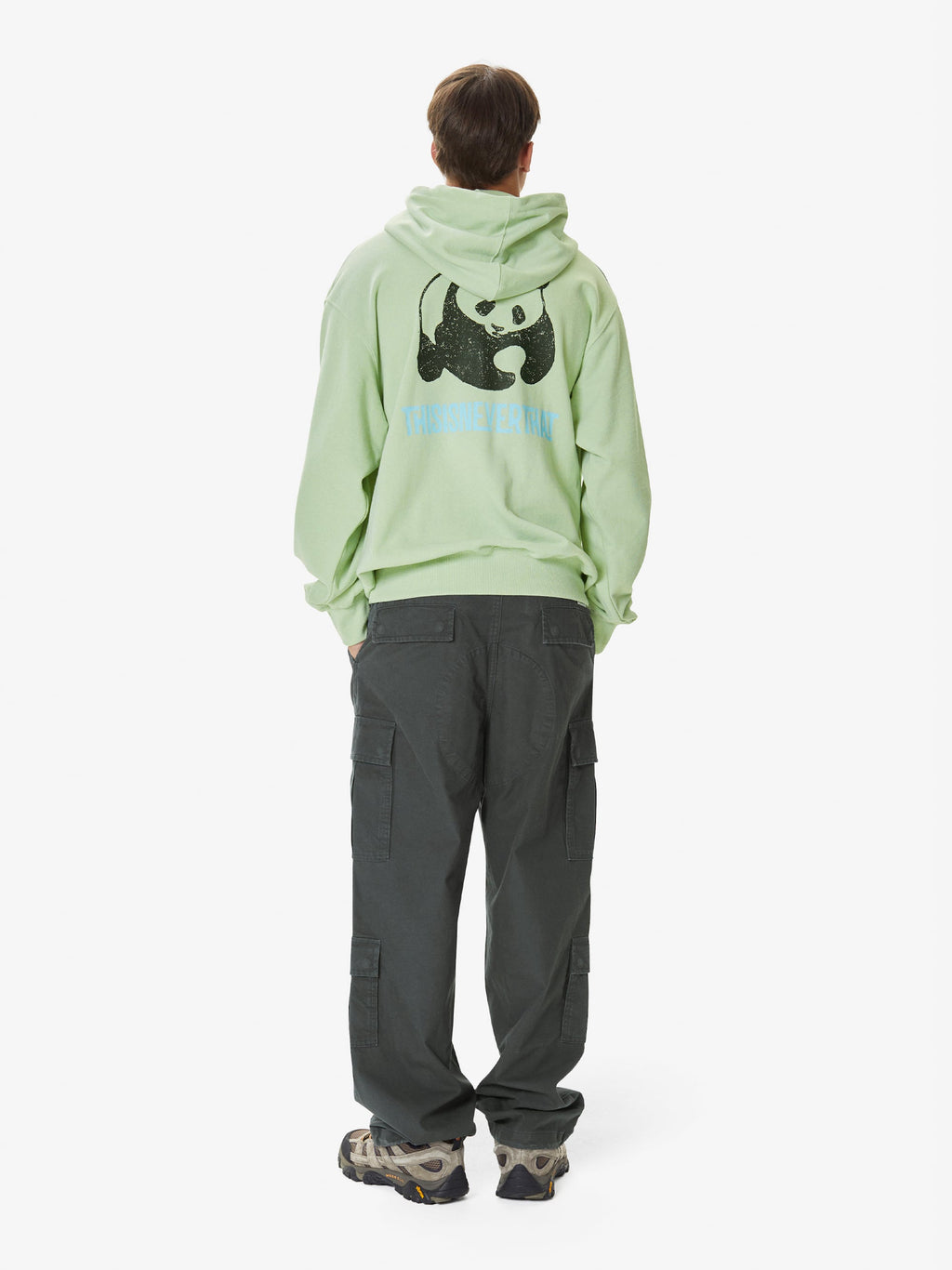 thisisneverthat - Panda Hoodie Pale (Green) product image 6 | TRAB K-Fashion Australia