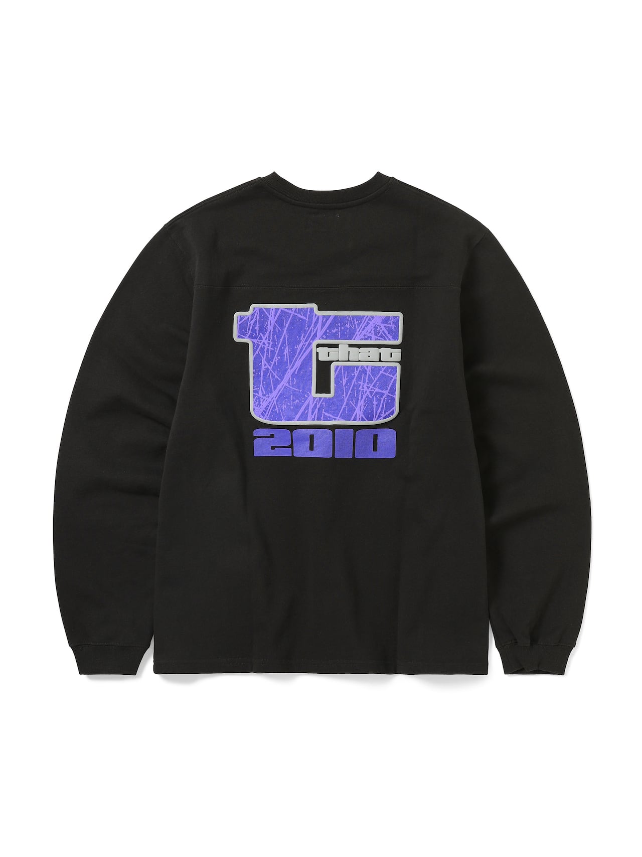 thisisneverthat - Paneled Sports Crewneck Off (Black) product image 1 | TRAB K-Fashion Australia