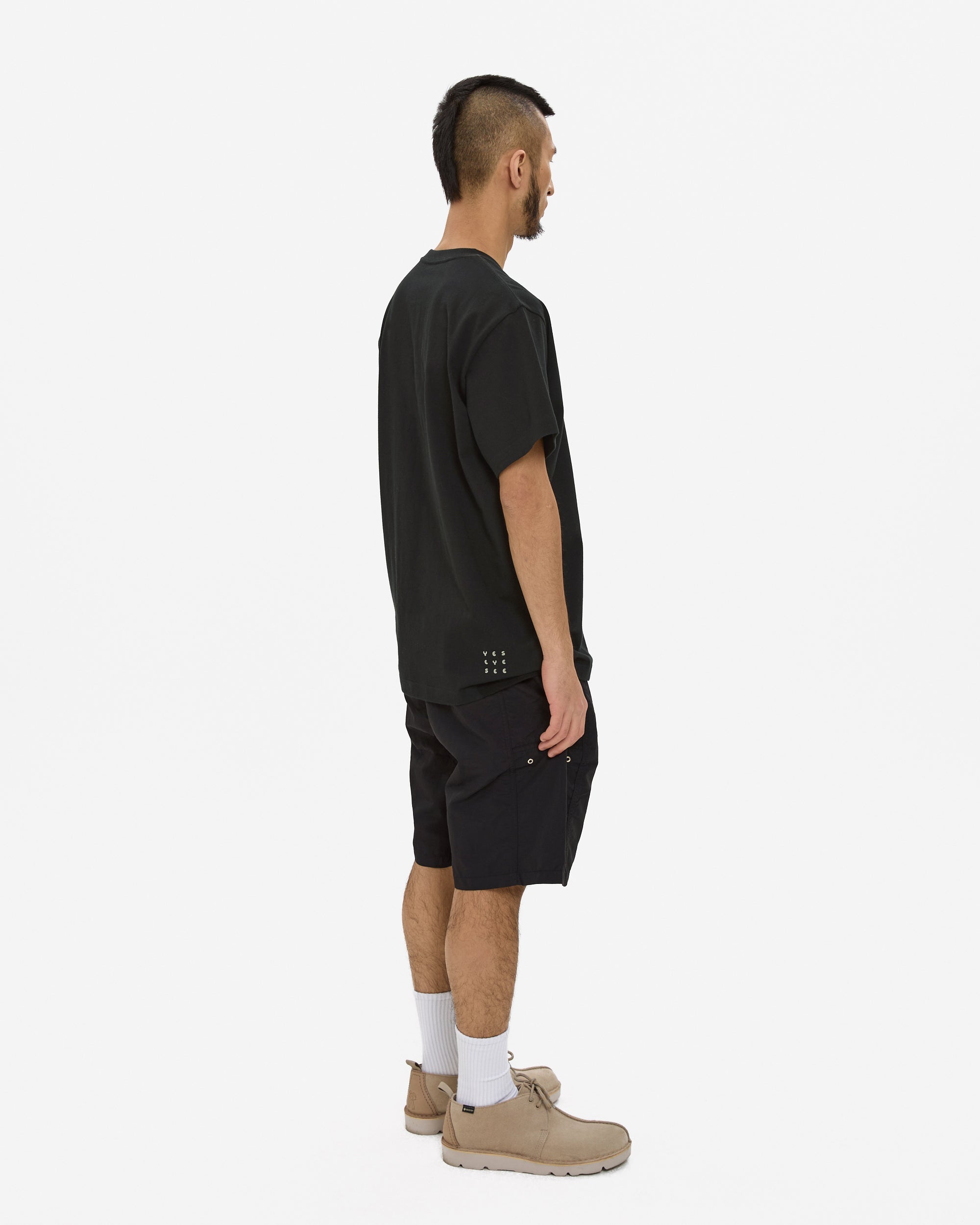 yeseyesee - Paneled Nylon Shorts (Black) product image 6 | TRAB K-Fashion Australia