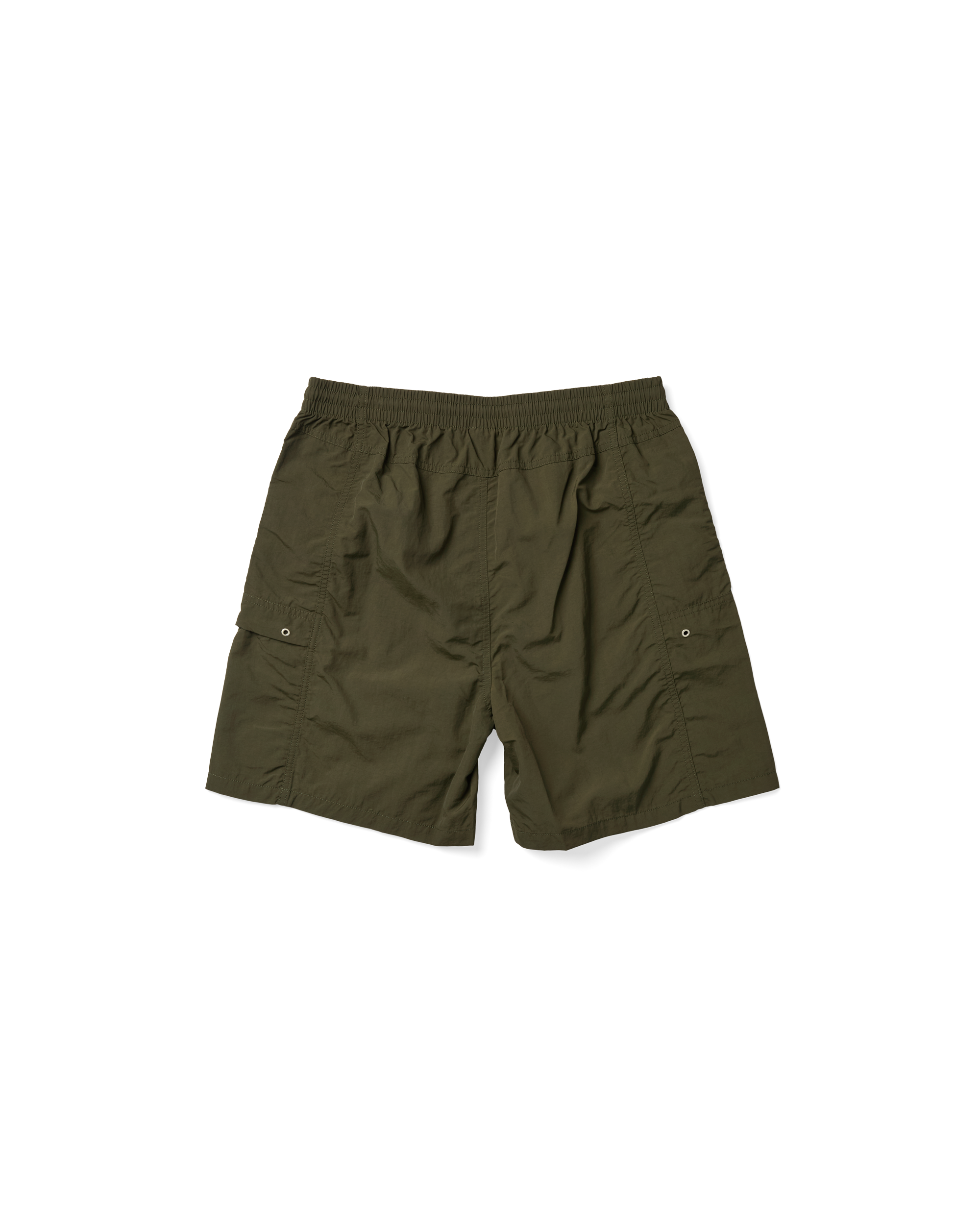 yeseyesee - Paneled Nylon Shorts (Olive) product image 2 | TRAB K-Fashion Australia