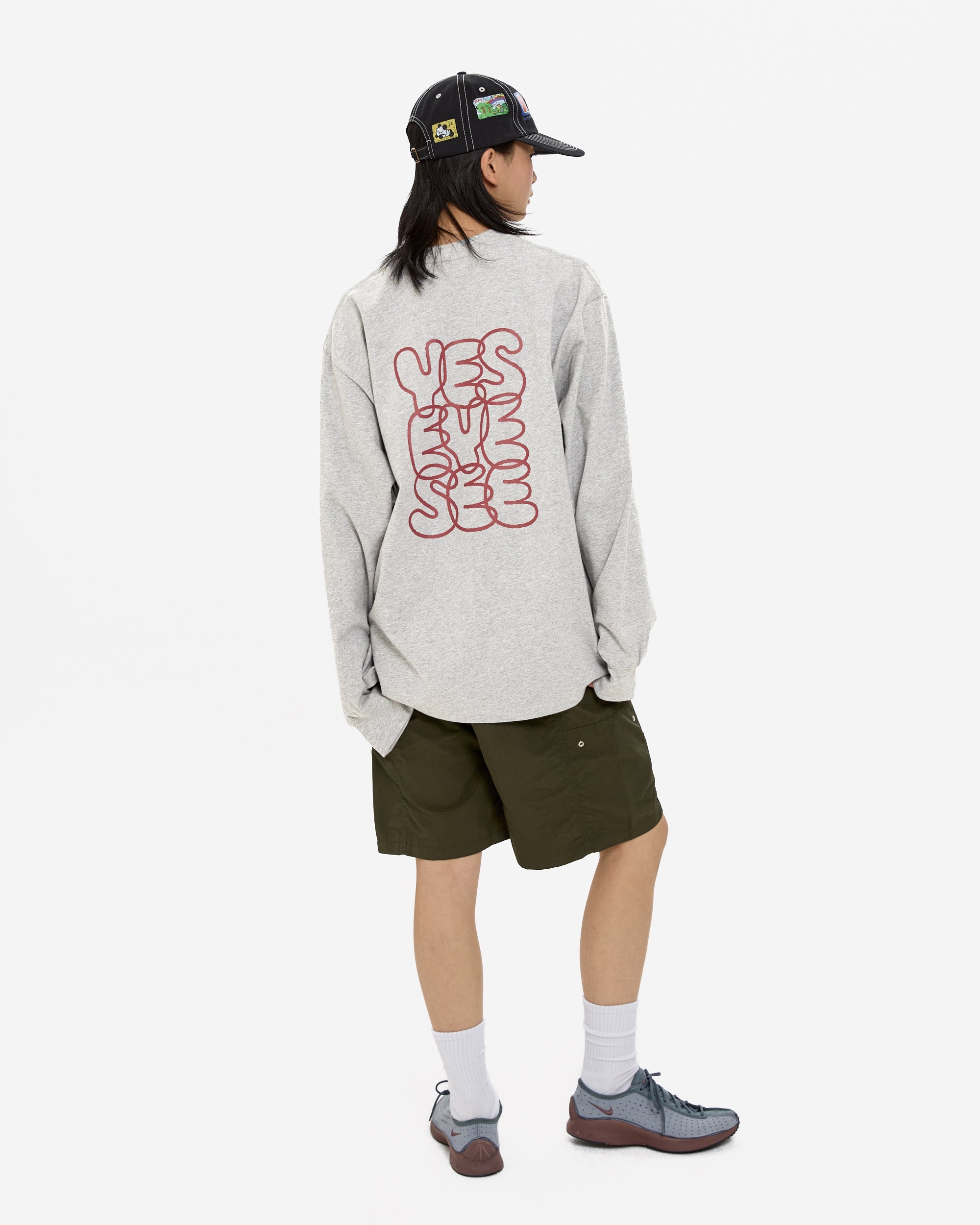 yeseyesee - Paneled Nylon Shorts (Olive) product image 11 | TRAB K-Fashion Australia