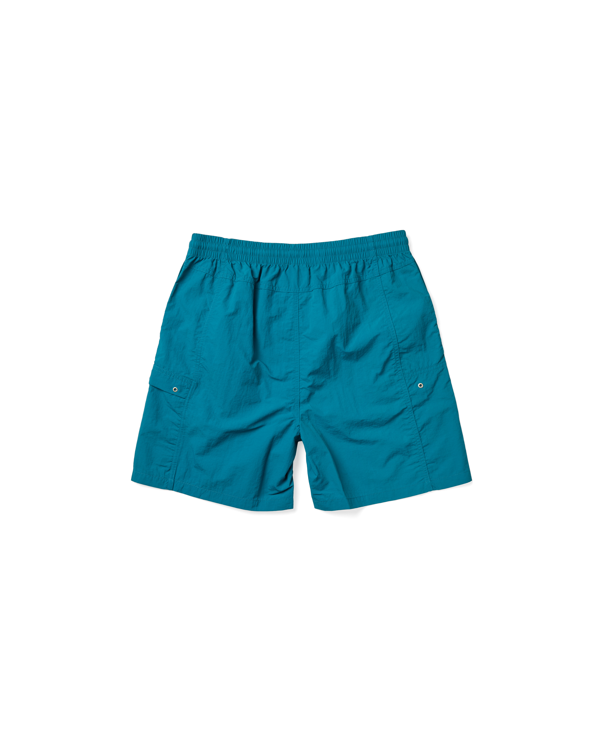yeseyesee - Paneled Nylon Shorts (Teal Blue) product image 2 | TRAB K-Fashion Australia