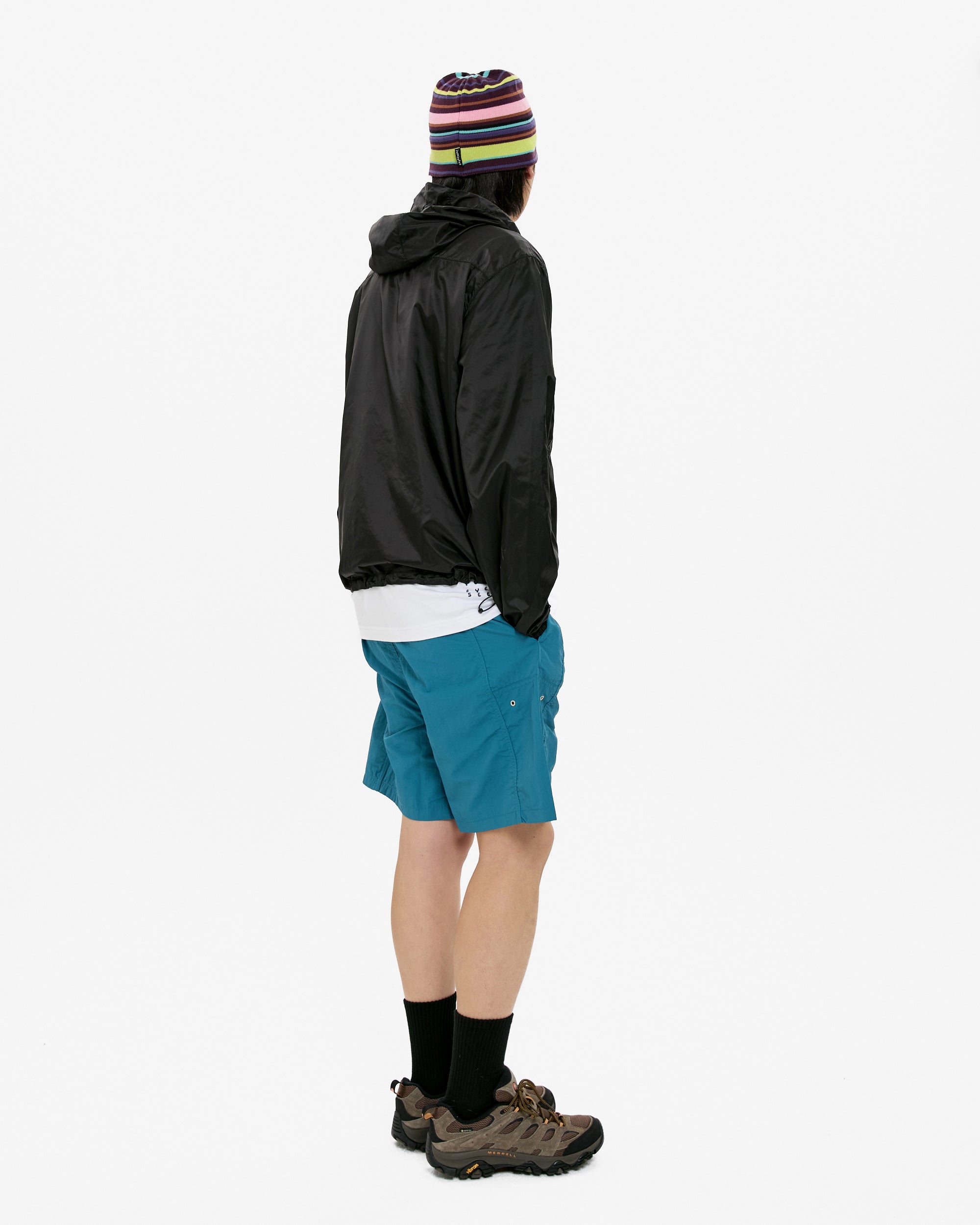 yeseyesee - Paneled Nylon Shorts (Teal Blue) product image 7 | TRAB K-Fashion Australia