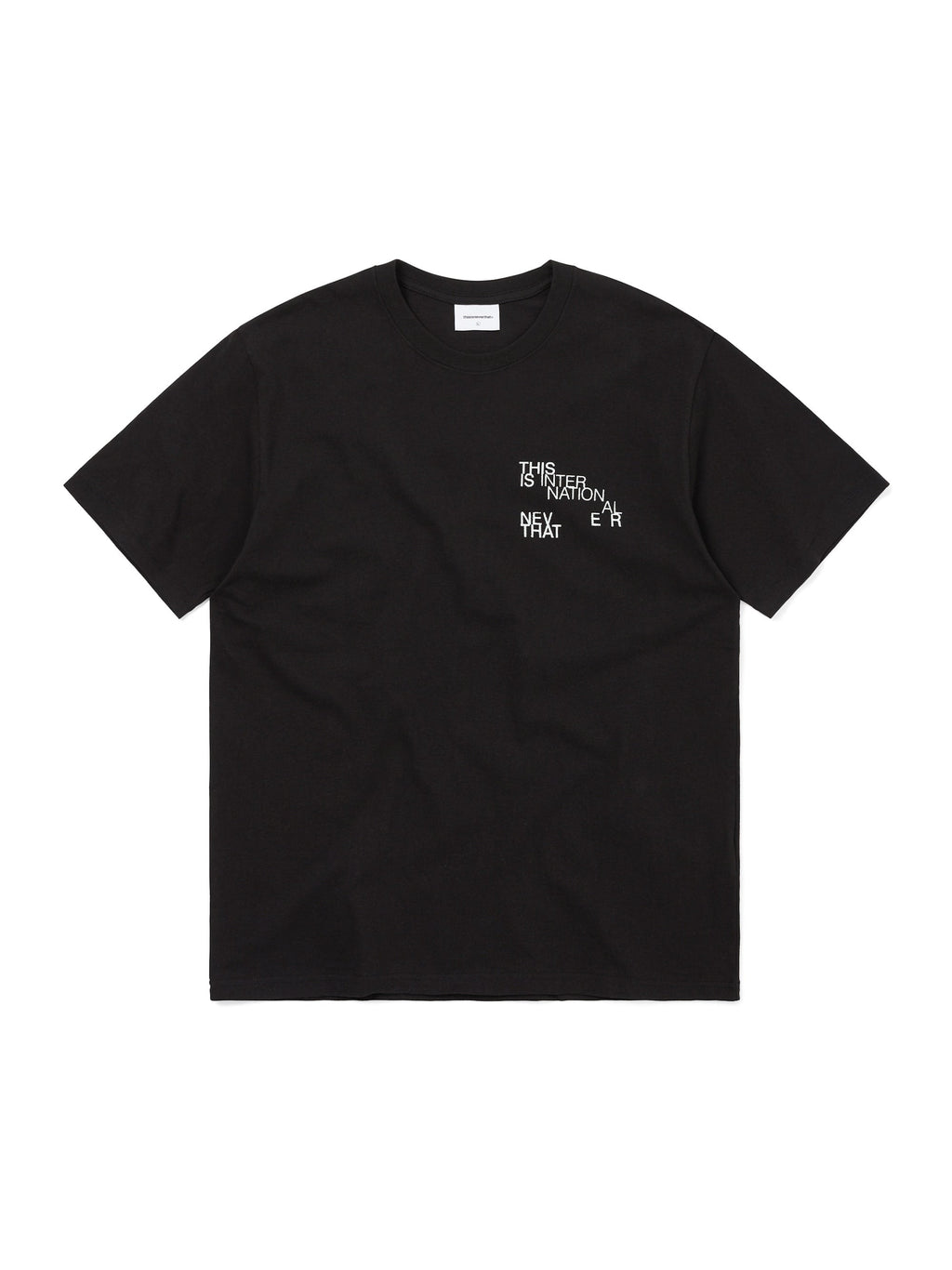 thisisneverthat - Paragraph Tee (Black) product image 1 | TRAB K-Fashion Australia