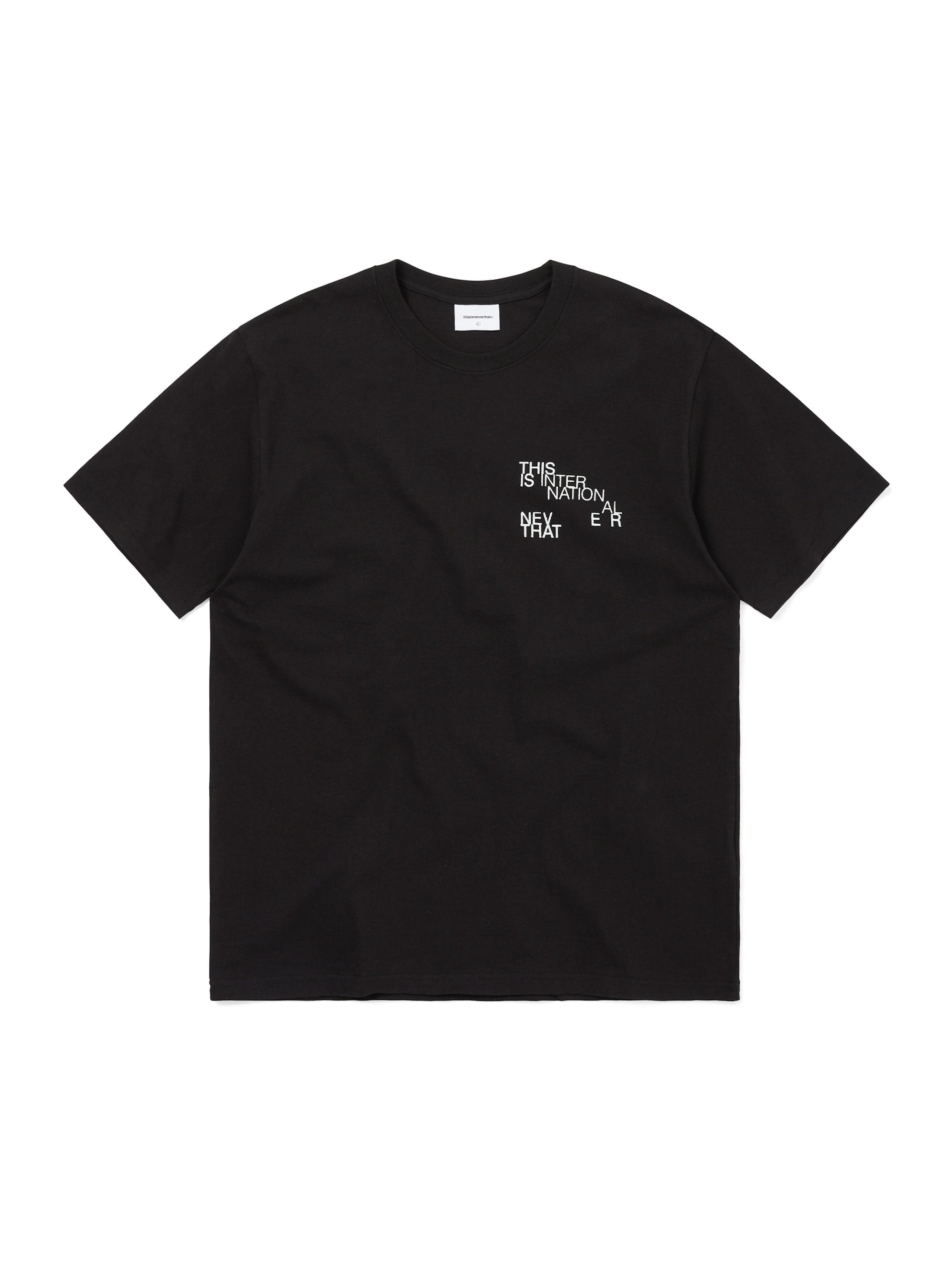 thisisneverthat - Paragraph Tee (Black) product image 1 | TRAB K-Fashion Australia