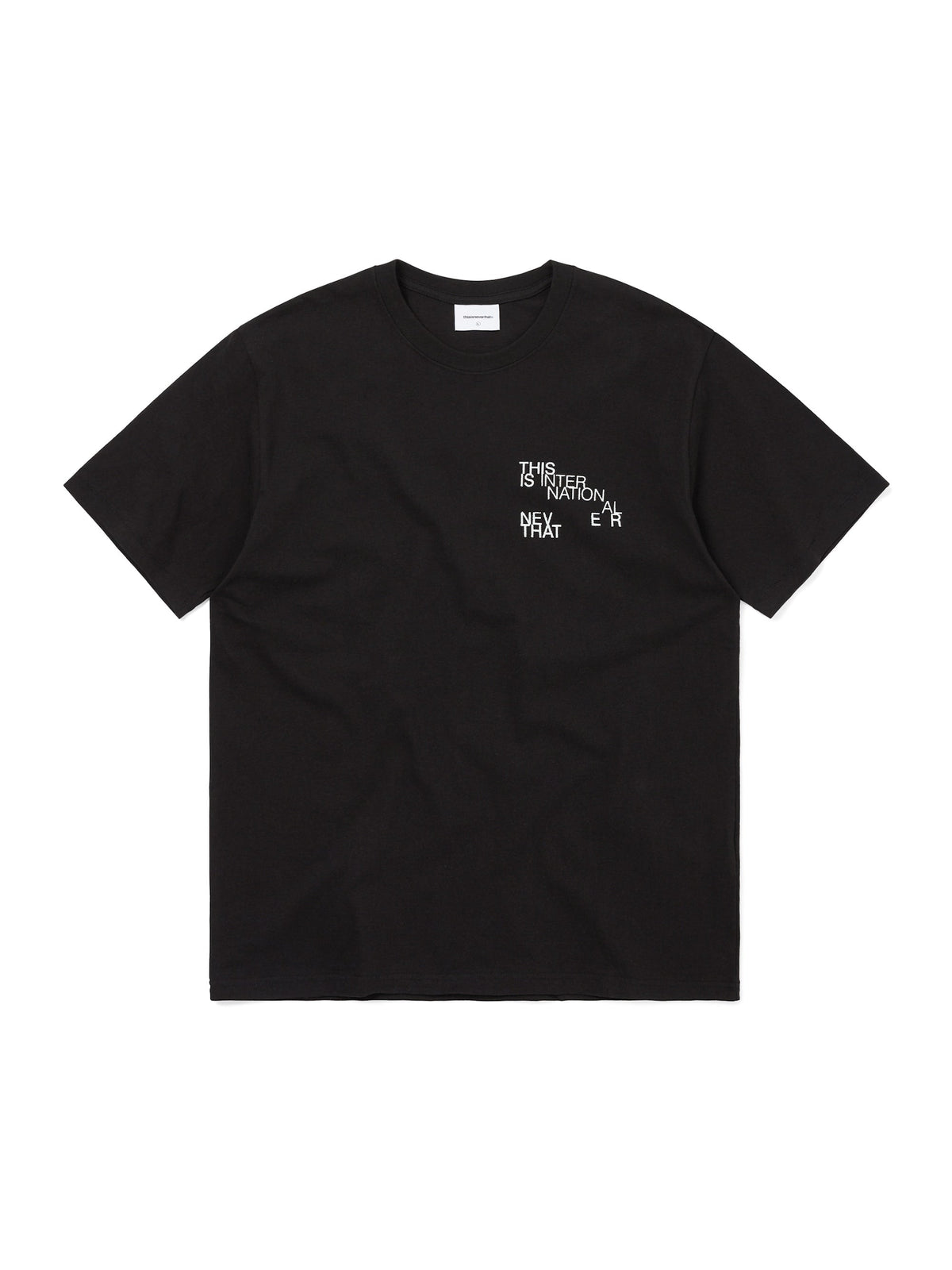 thisisneverthat - Paragraph Tee (Black) product image 1 | TRAB K-Fashion Australia