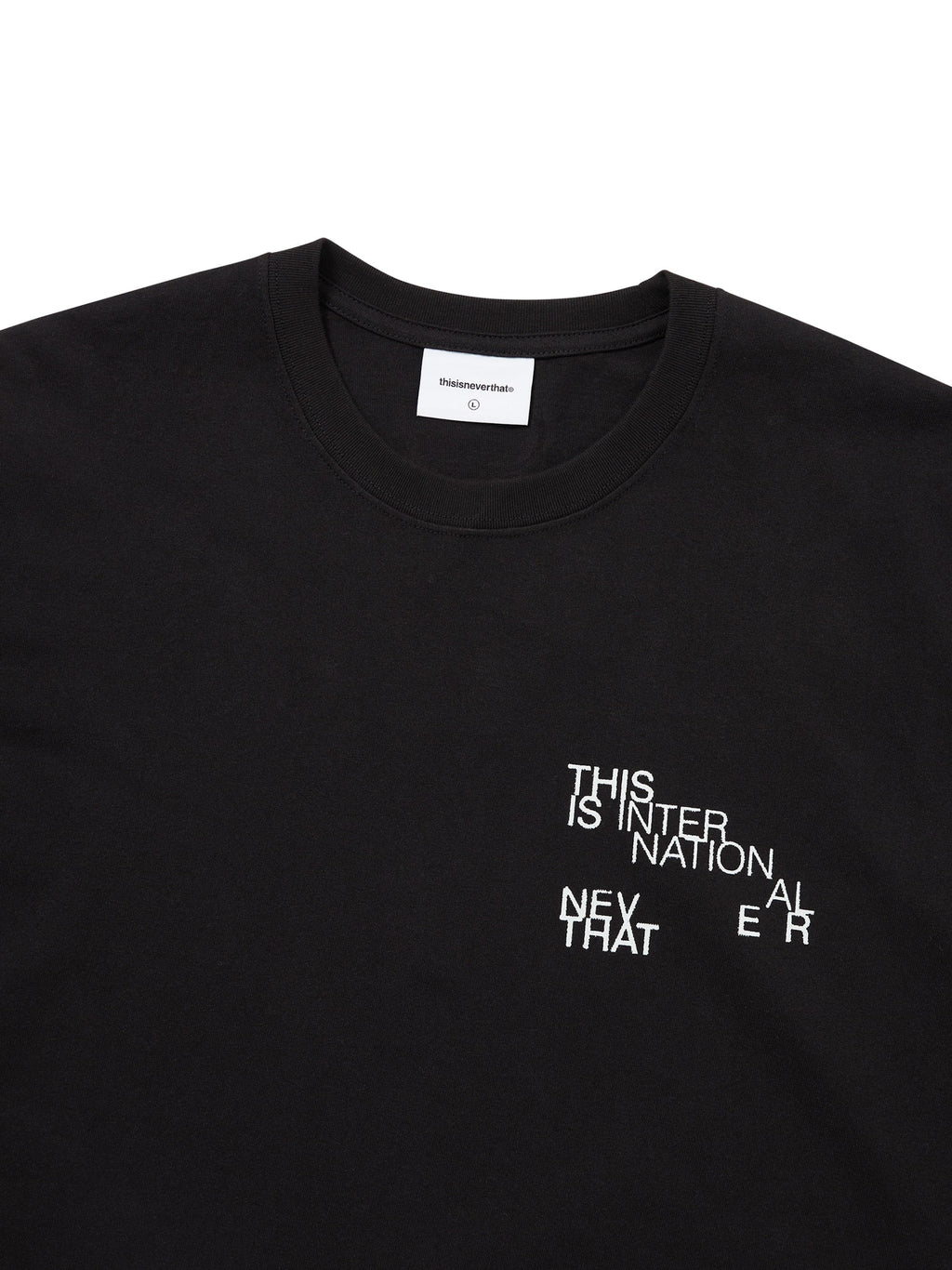 thisisneverthat - Paragraph Tee (Black) product image 2 | TRAB K-Fashion Australia
