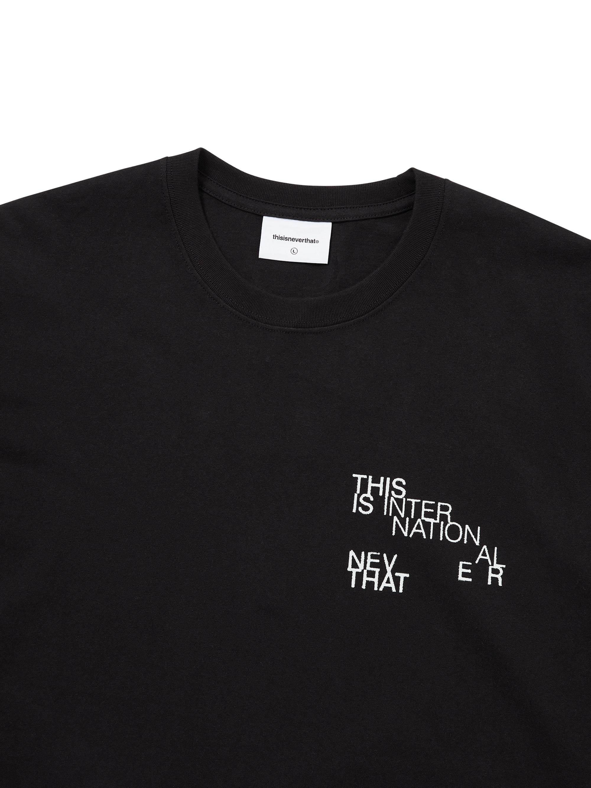 thisisneverthat - Paragraph Tee (Black) product image 2 | TRAB K-Fashion Australia
