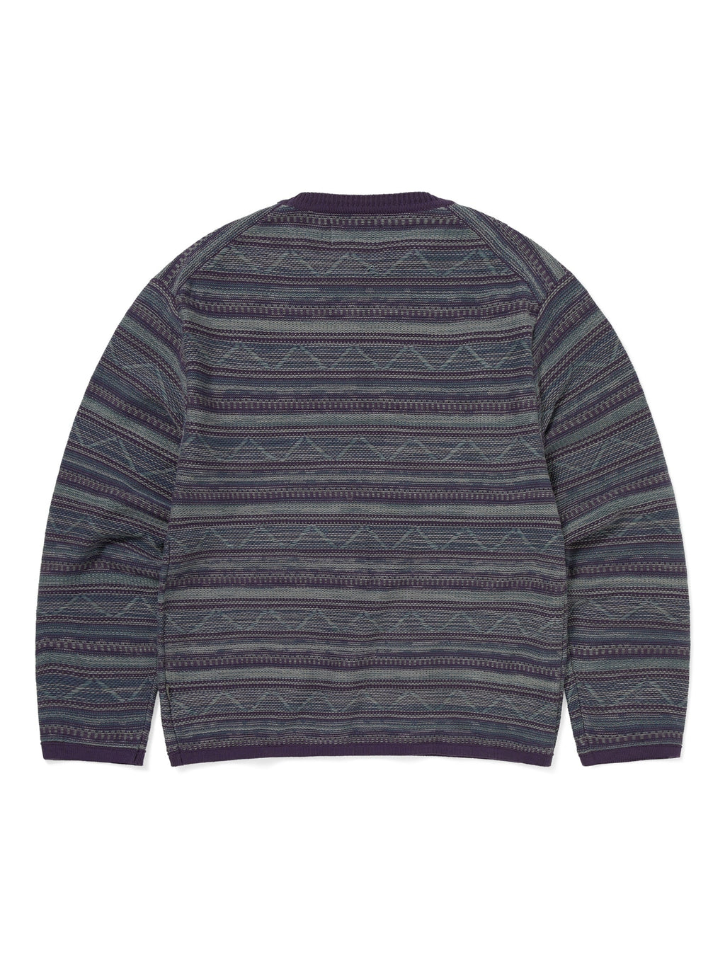 thisisneverthat - Pattern Knit Crew (Dark Purple) product image 3 | TRAB K-Fashion Australia