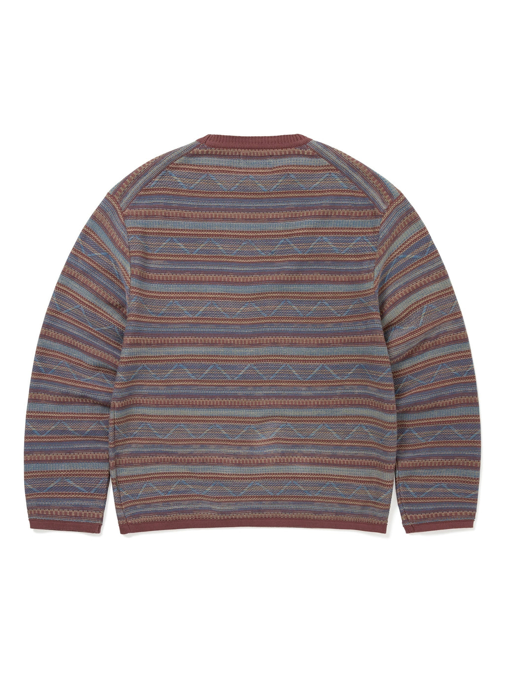 thisisneverthat - Pattern Knit Crew (Dark Magenta) product image 3 | TRAB K-Fashion Australia